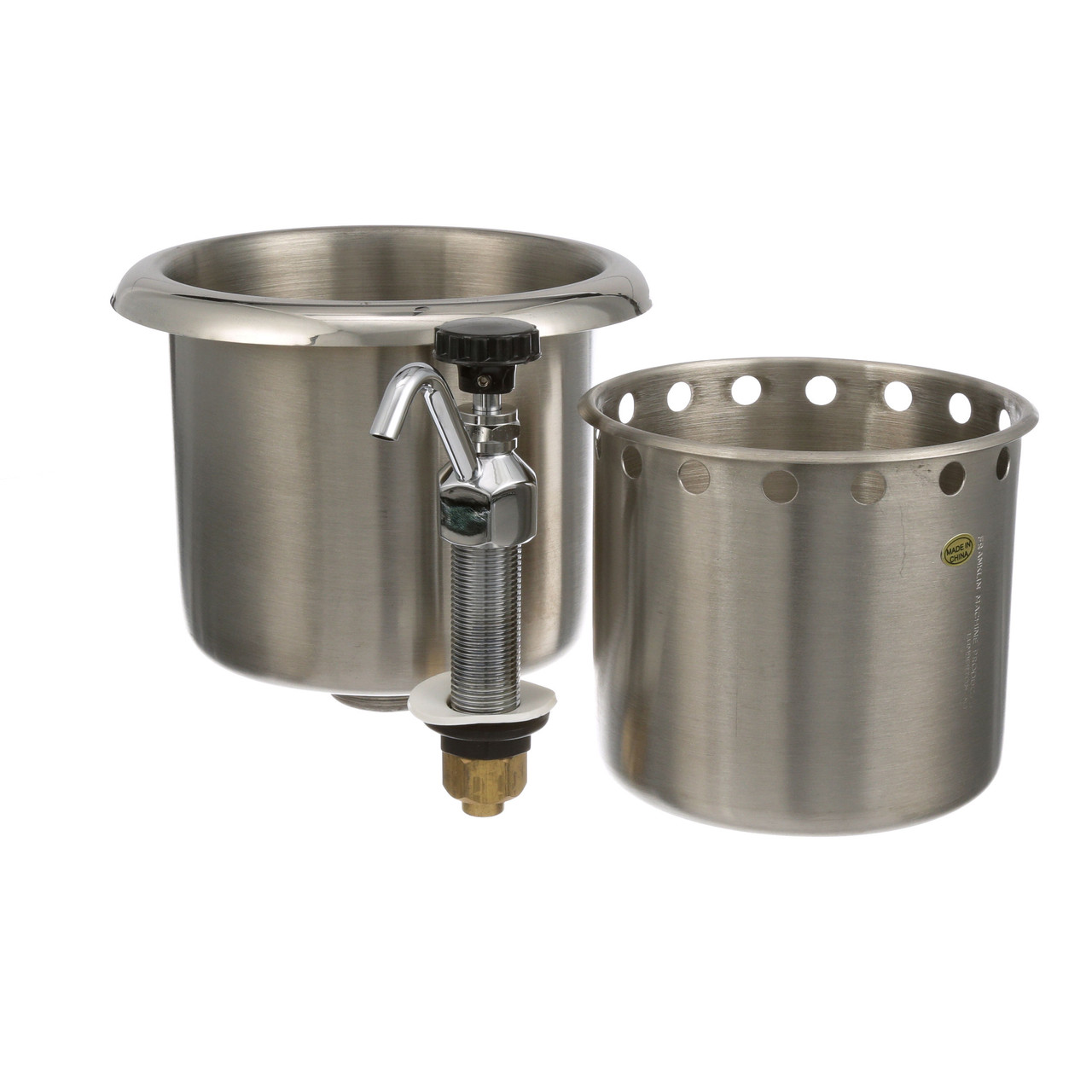 561462 - Franklin - 6" Round Drop-In Dipper Well w/ Faucet