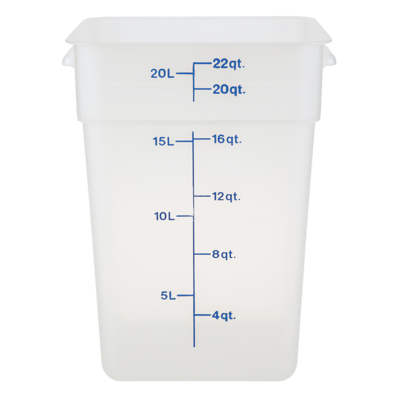 22SFSPP190 - Cambro - 22 qt CamSquare® Food Storage Container