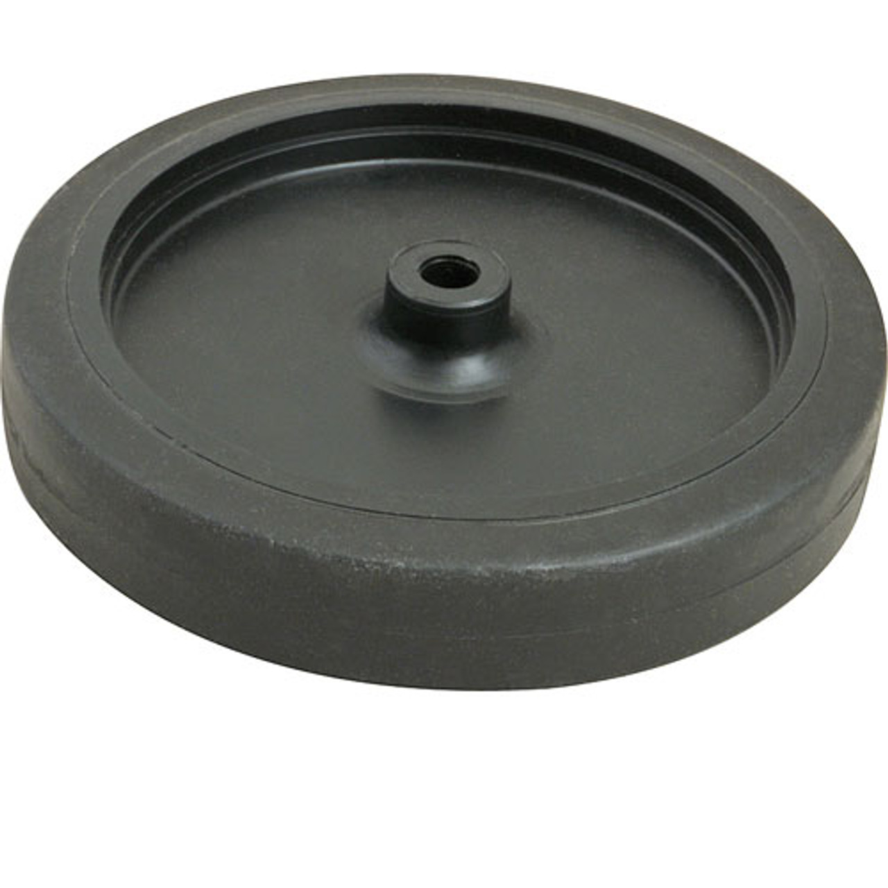1201119 - Mavrik - Standard-Duty 5" Caster Wheel with Plain Bearing Black rubber wheel with plastic hub