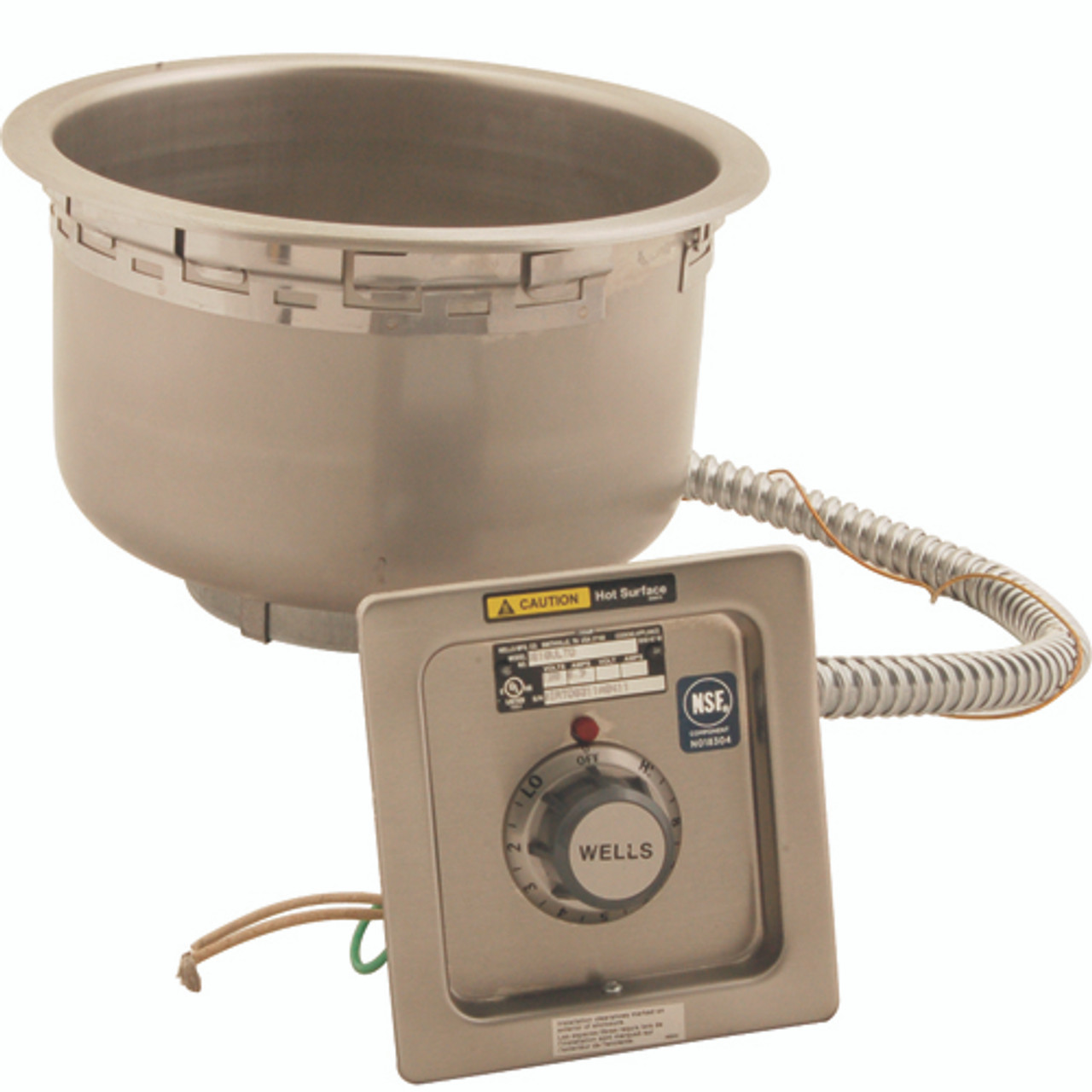 5P-SS10TDU-120 - Wells - Warmer, Rd, W/Drain, 120V, T-Stat