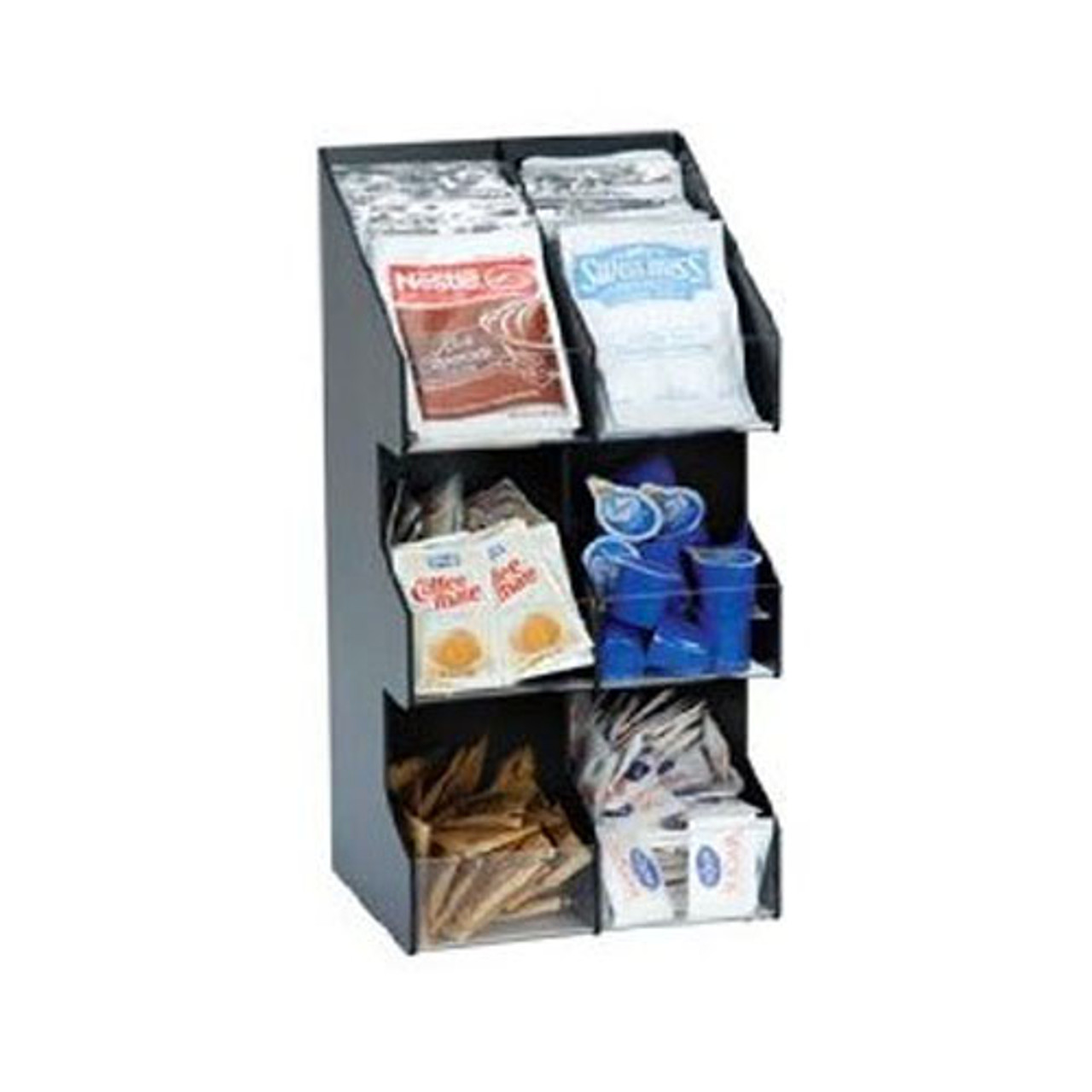 VCO-6 - Dispense-Rite - Six Section Countertop Vertical Lid And Condiment Organizer