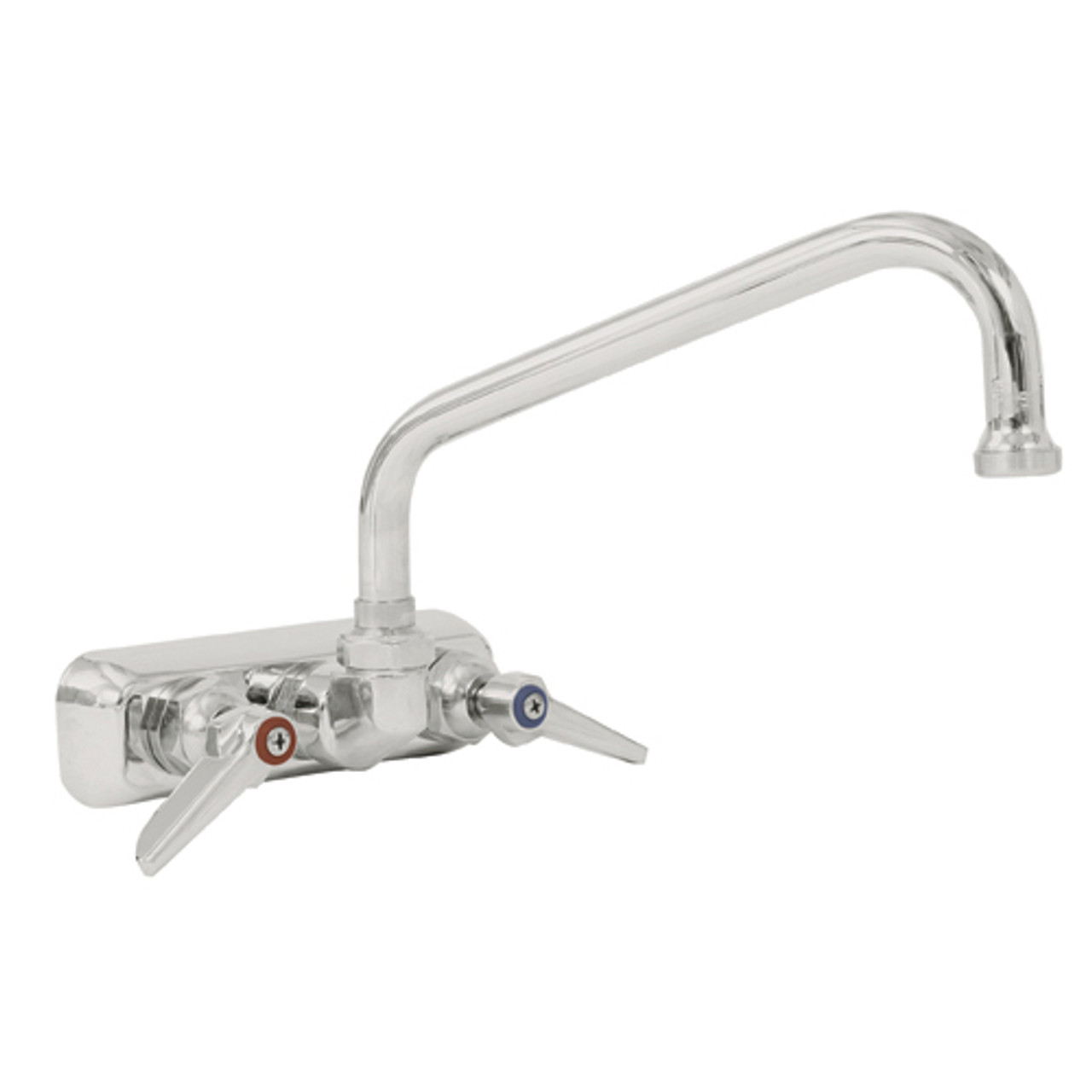 B1118 - T&S Brass - 4 in Heavy Duty Wall Mount Faucet w/ 12 in Spout