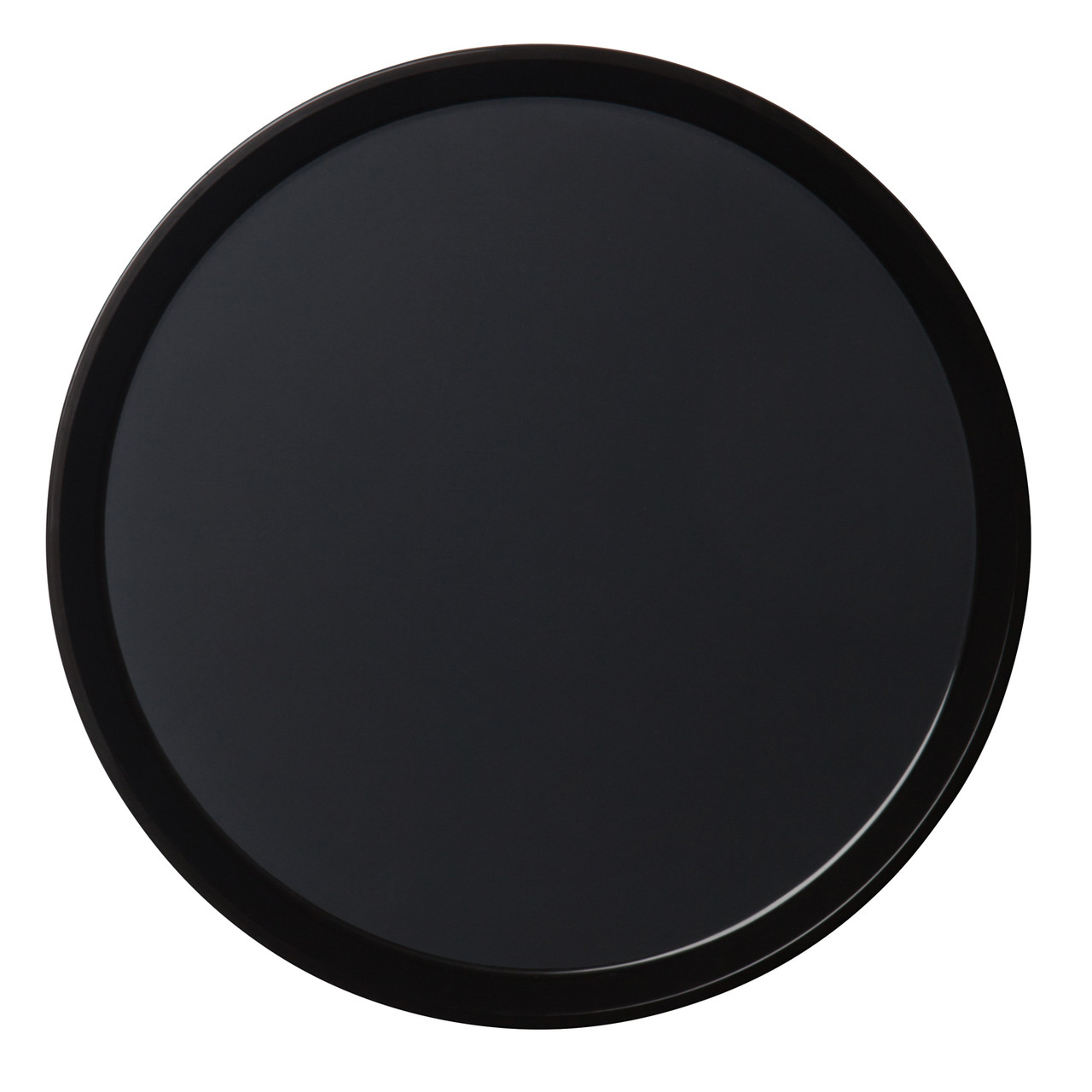 PT1400110 - Cambro - 14 in Round Black Polytread® Serving Tray
