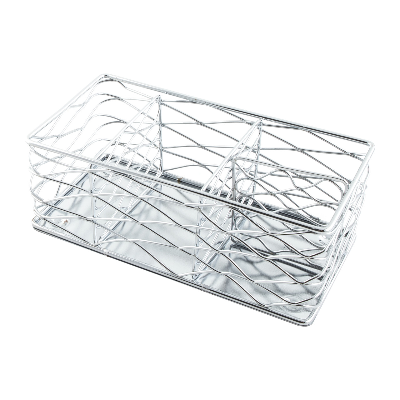 BNCC48 - American Metalcraft - Chrome Wire Birdnest Coffee Caddy