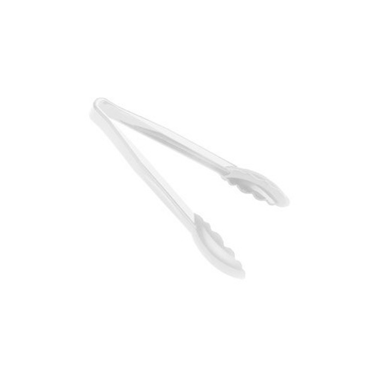 6TGS135 - Cambro - 6 in Clear Scalloped Grip Tongs
