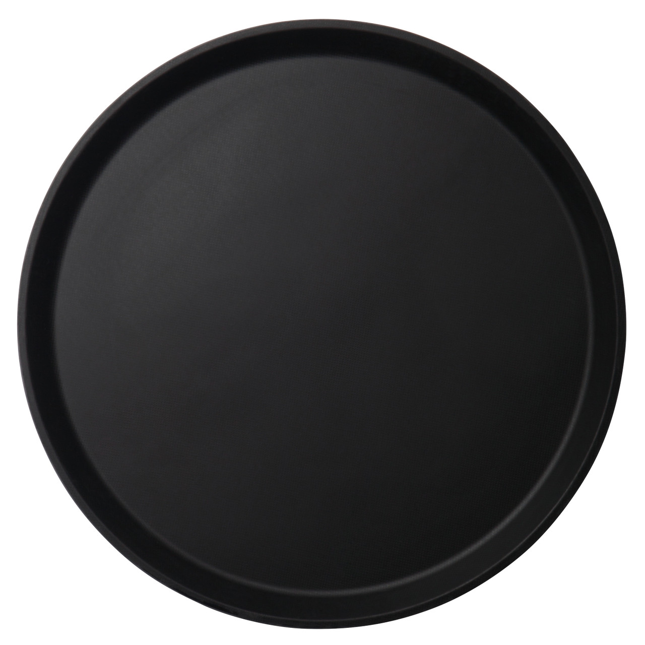 1800CT110 - Cambro - 18 in Round Black Camtread® Serving Tray