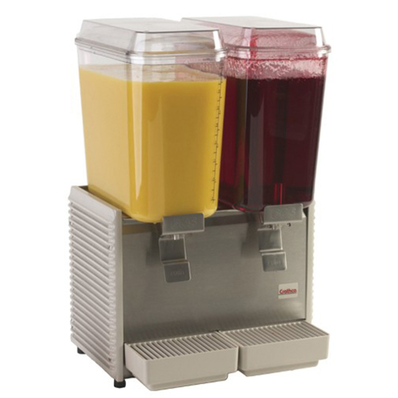 D25-4 - Grindmaster - 2 Bowl Refrigerated Beverage Dispenser with Plastic Side Panels
