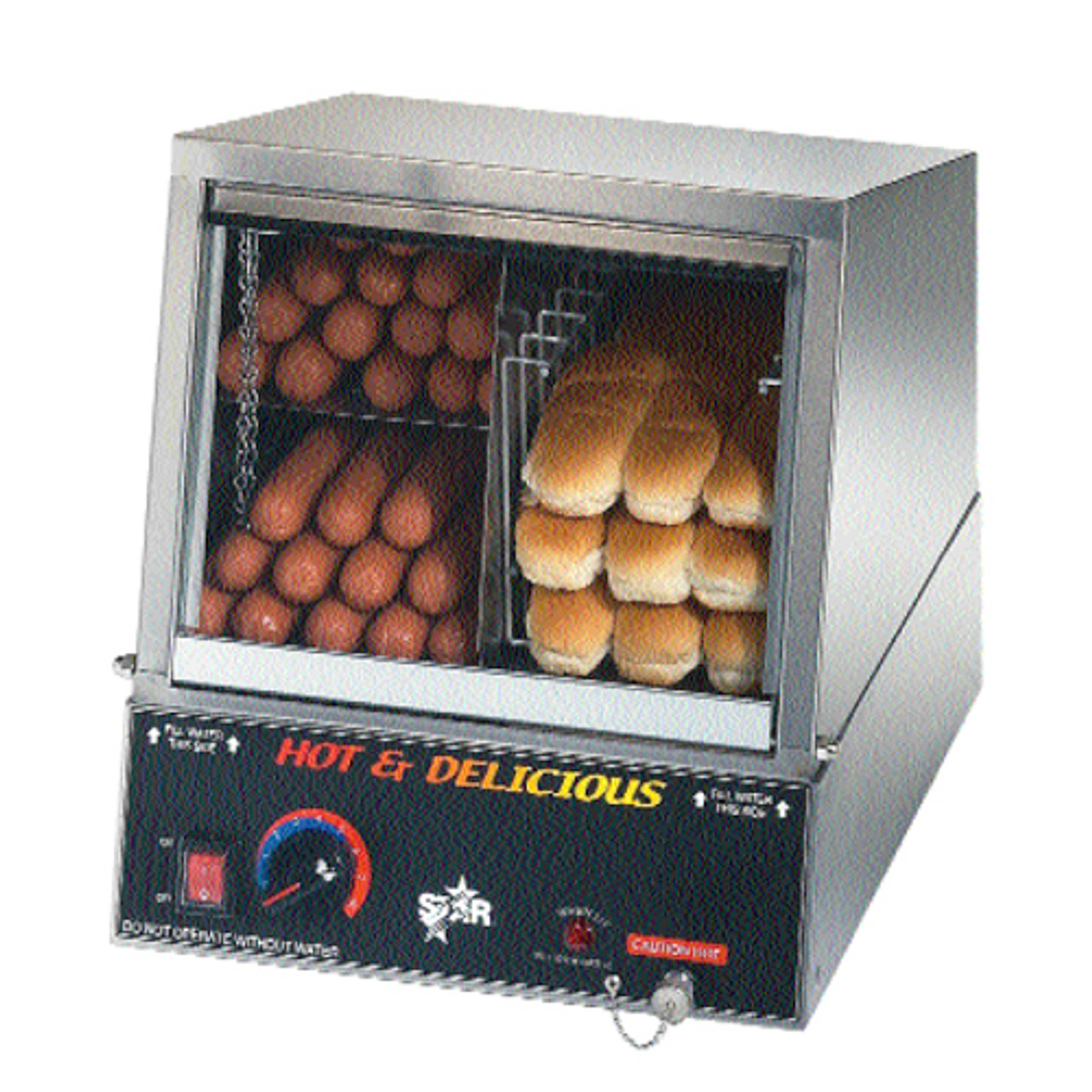 35SSA - Star - Hot Dog & Bun Steamer - 170 Capacity