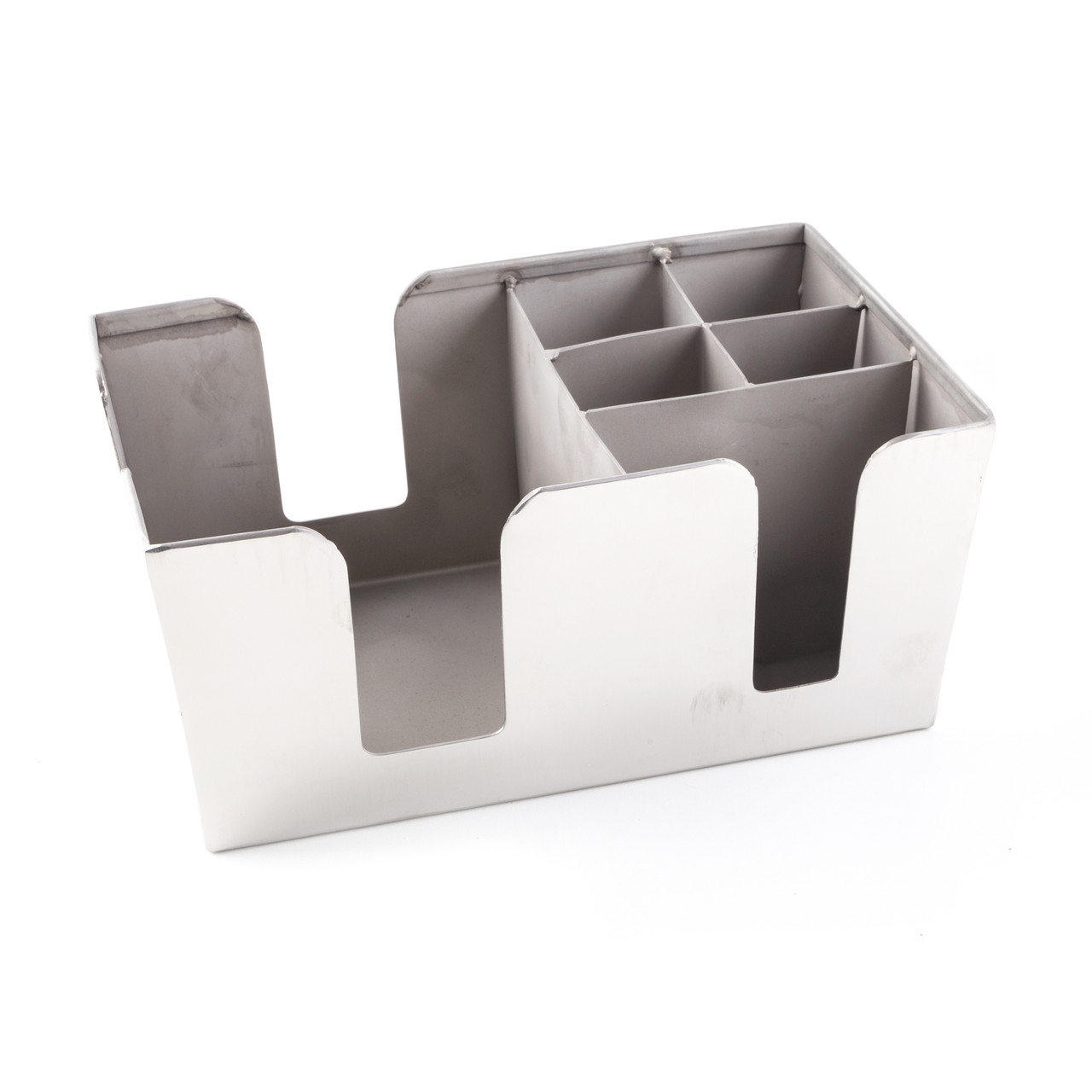BARS7 - American Metalcraft - Satin Finish Stainless Steel Bar Caddy