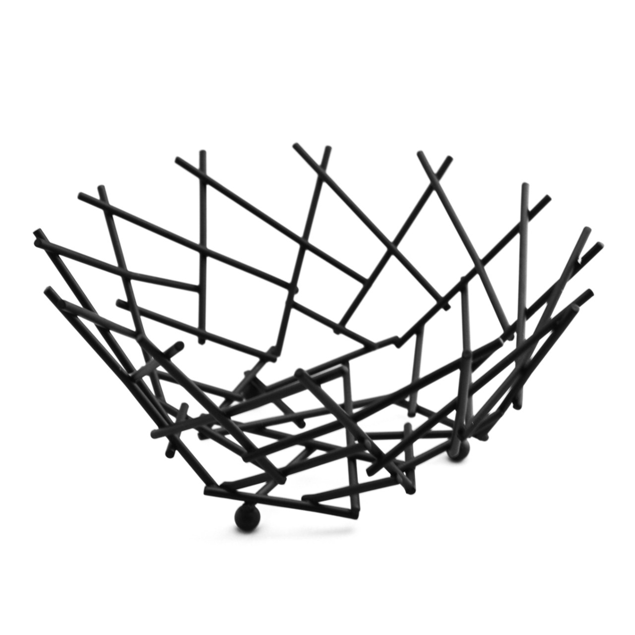 FRUB12 - American Metalcraft - 8 in Black Thatch Basket