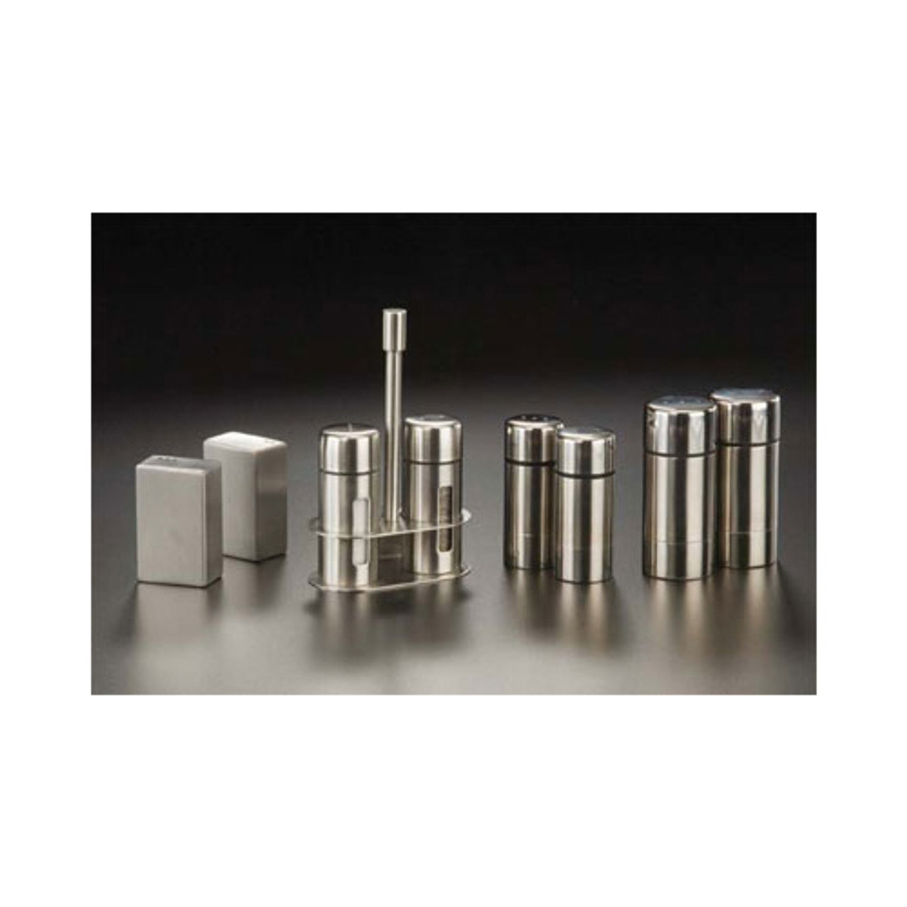 SP29 - American Metalcraft - 3 in Round Stainless Steel Salt & Pepper Set