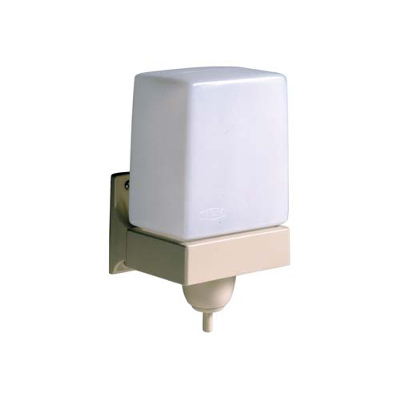 B-156 - Bobrick - 24 oz ClassicSeries™ LiquidMate® Soap Dispenser w/ Beige ABS Bracket