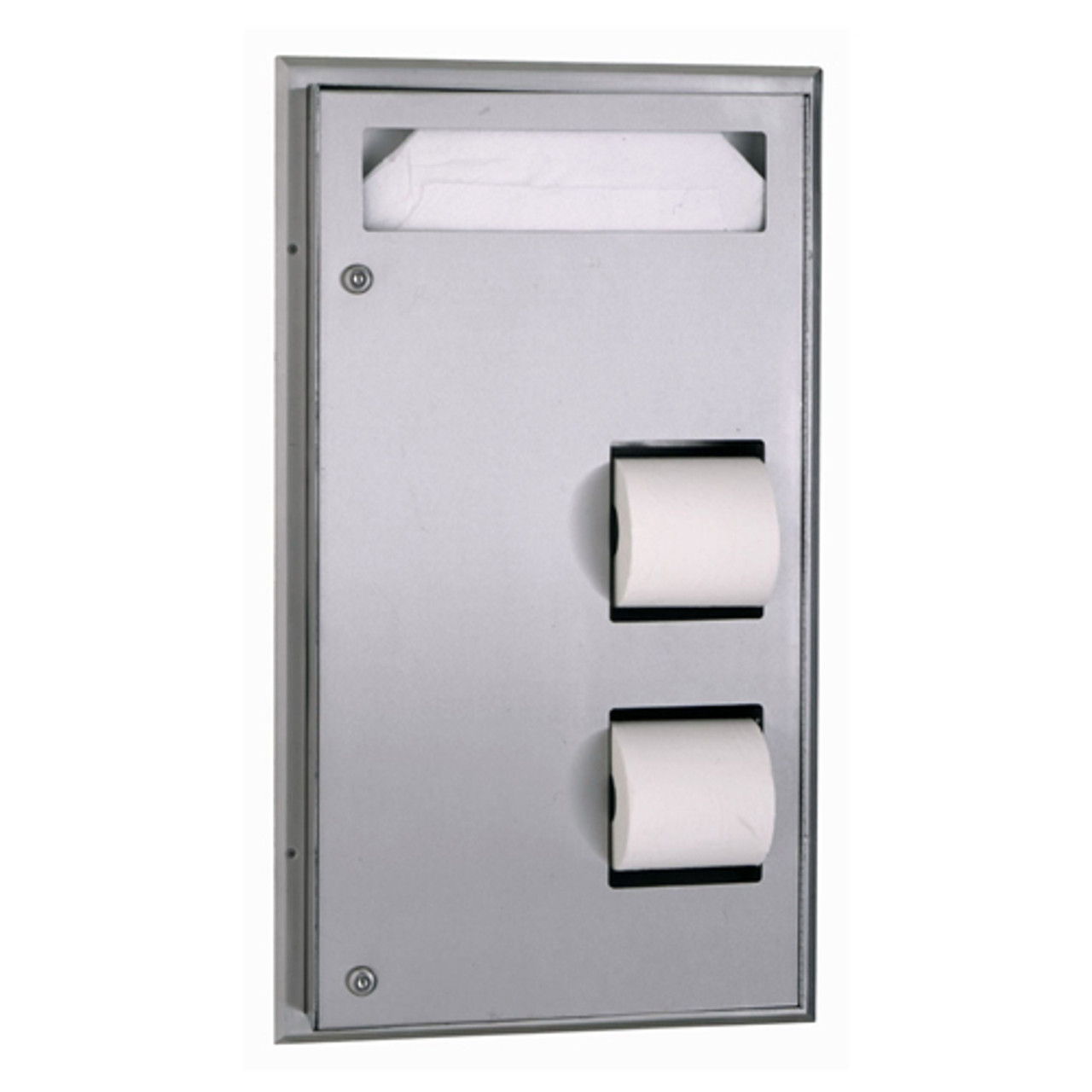 347 - Bobrick - ClassicSeries™ Center-Mount Seat Cover & Tissue Dispenser