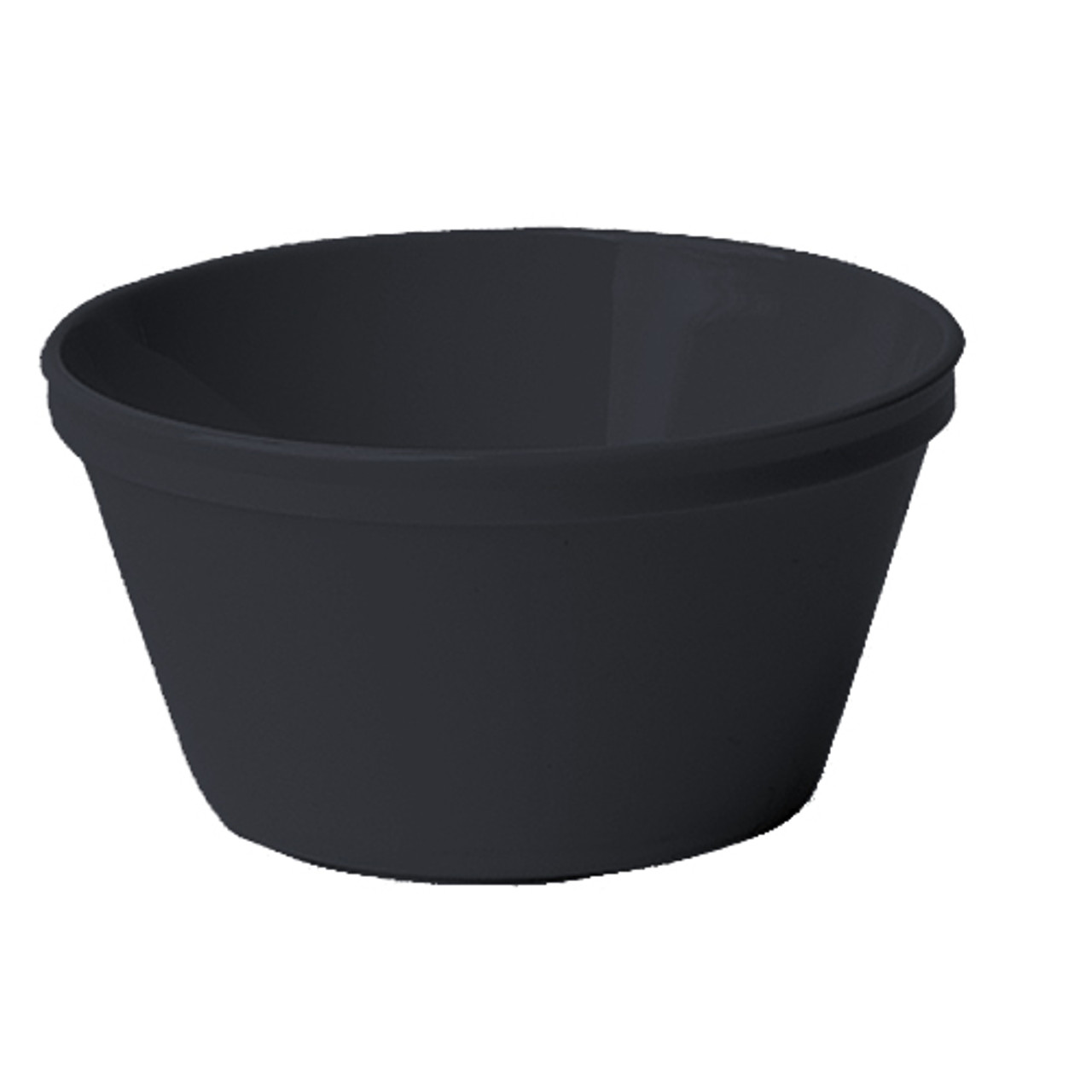 35CW110 - Cambro - 8 oz Camwear® Black Bouillon Bowl