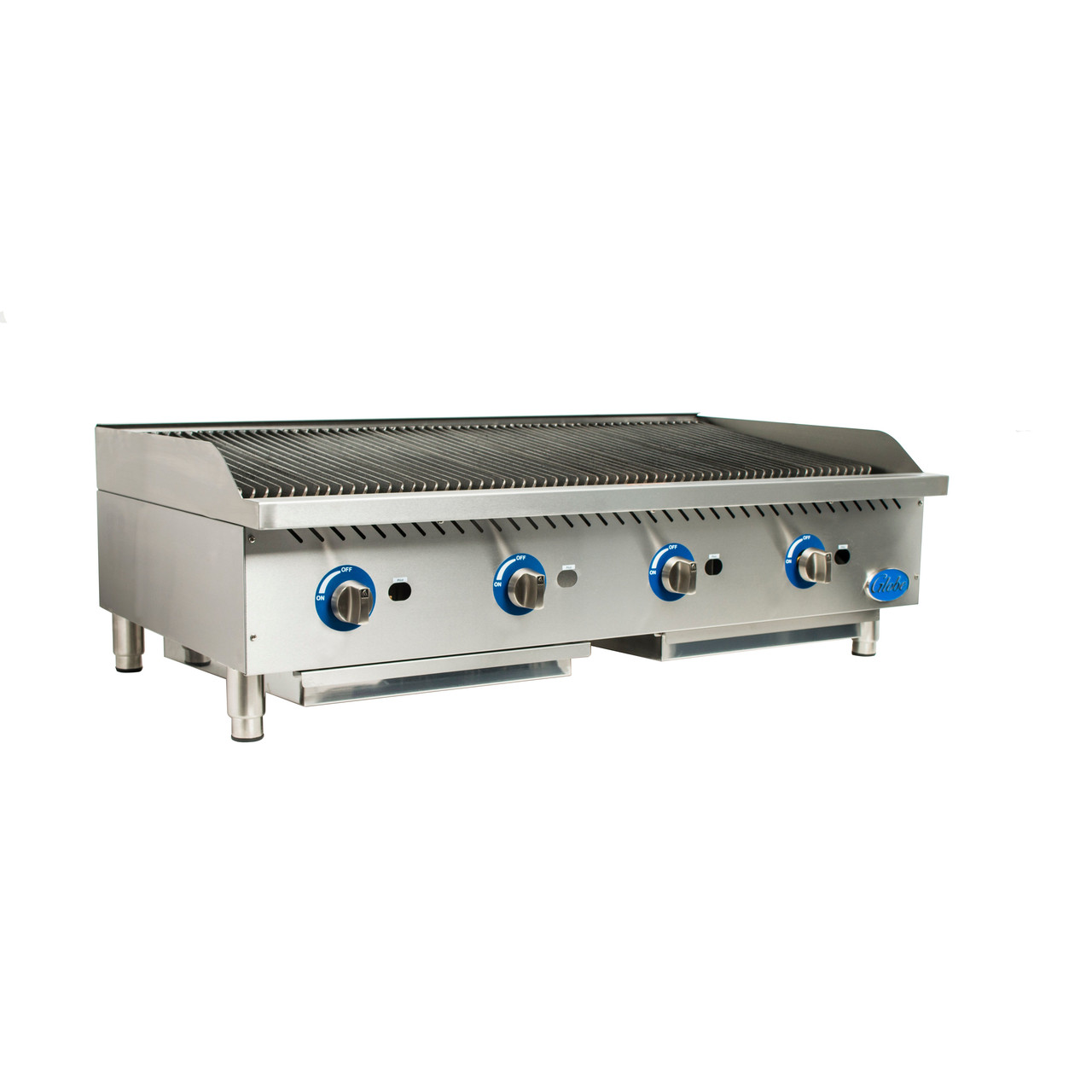 GCB48G-RK - Globe - 48 in Char Rock Gas Charbroiler