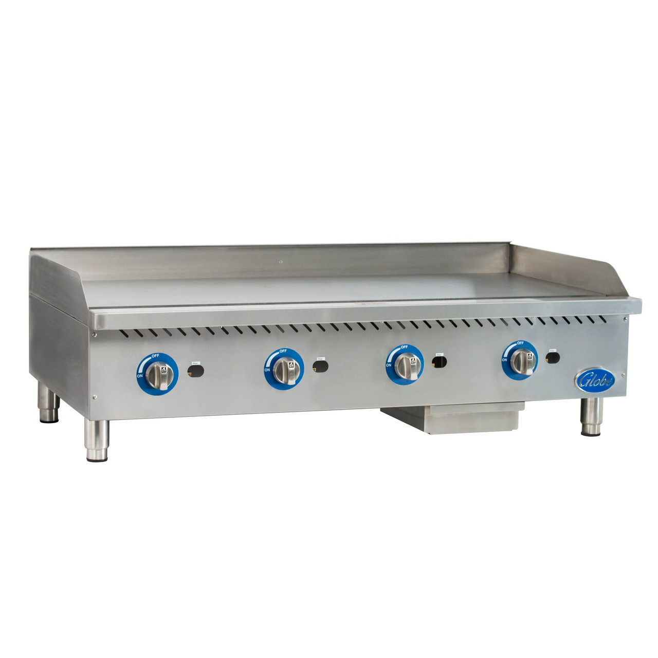 GG48G - Globe - 48 in Natural Gas Countertop Griddle