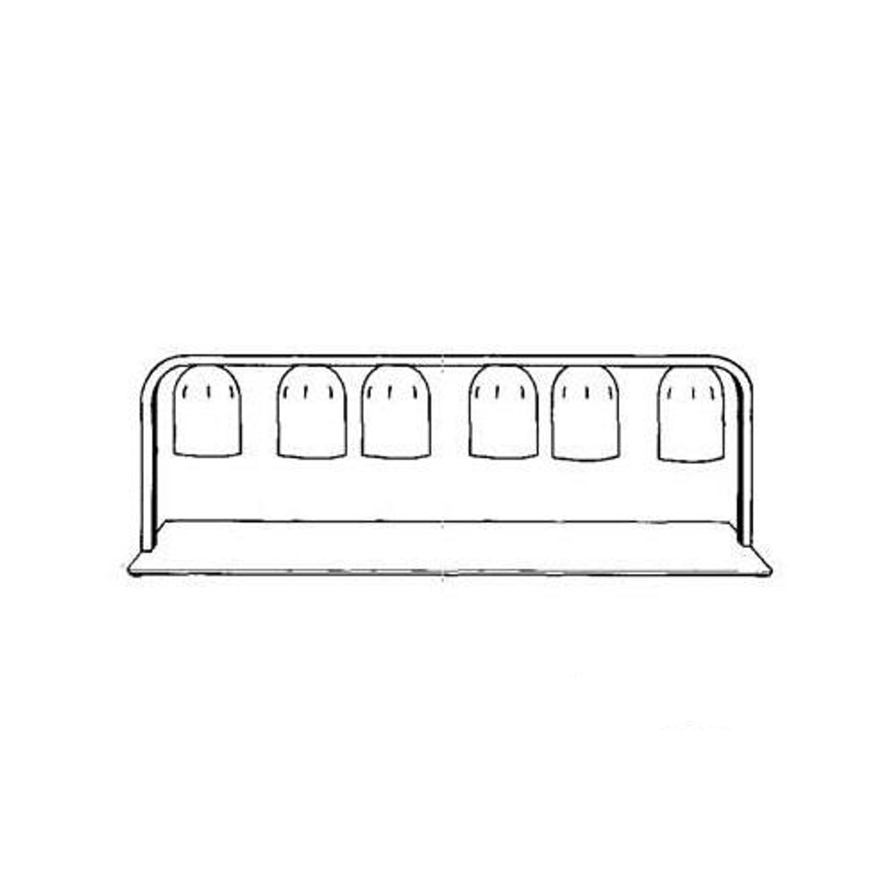 6009-6 - Nemco - Countertop Six Bulb Heat Lamp