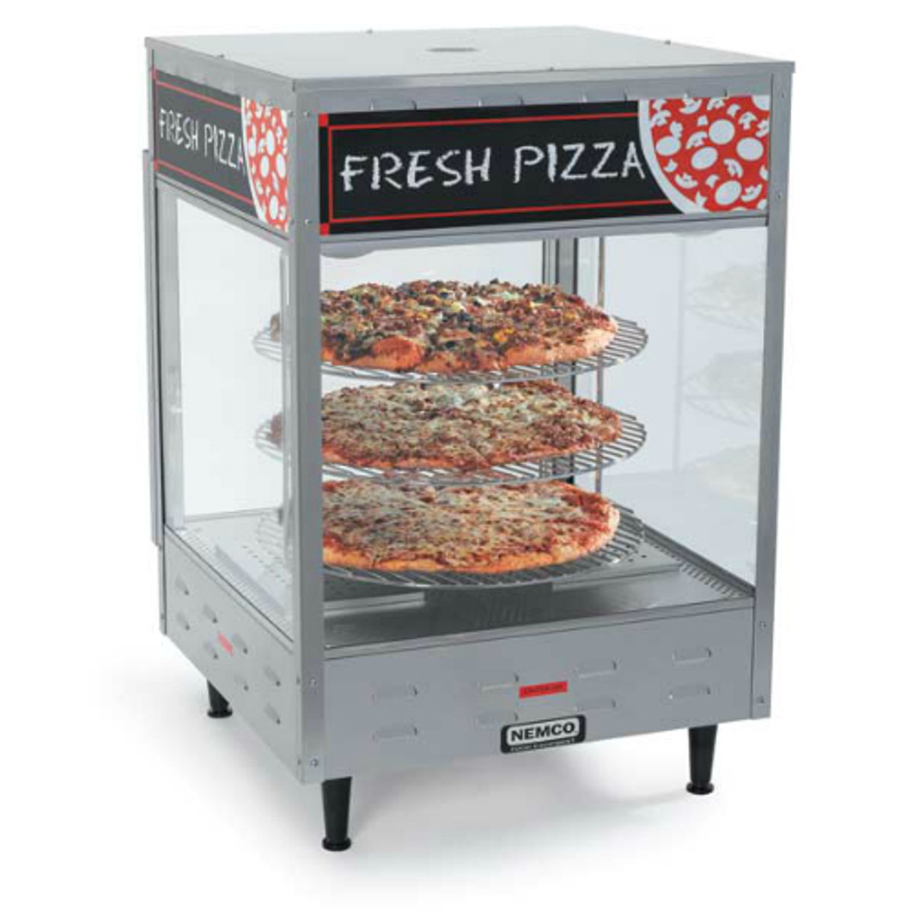 6451-2 - Nemco - Pass-Through 3-Tier Pizza Merchandiser