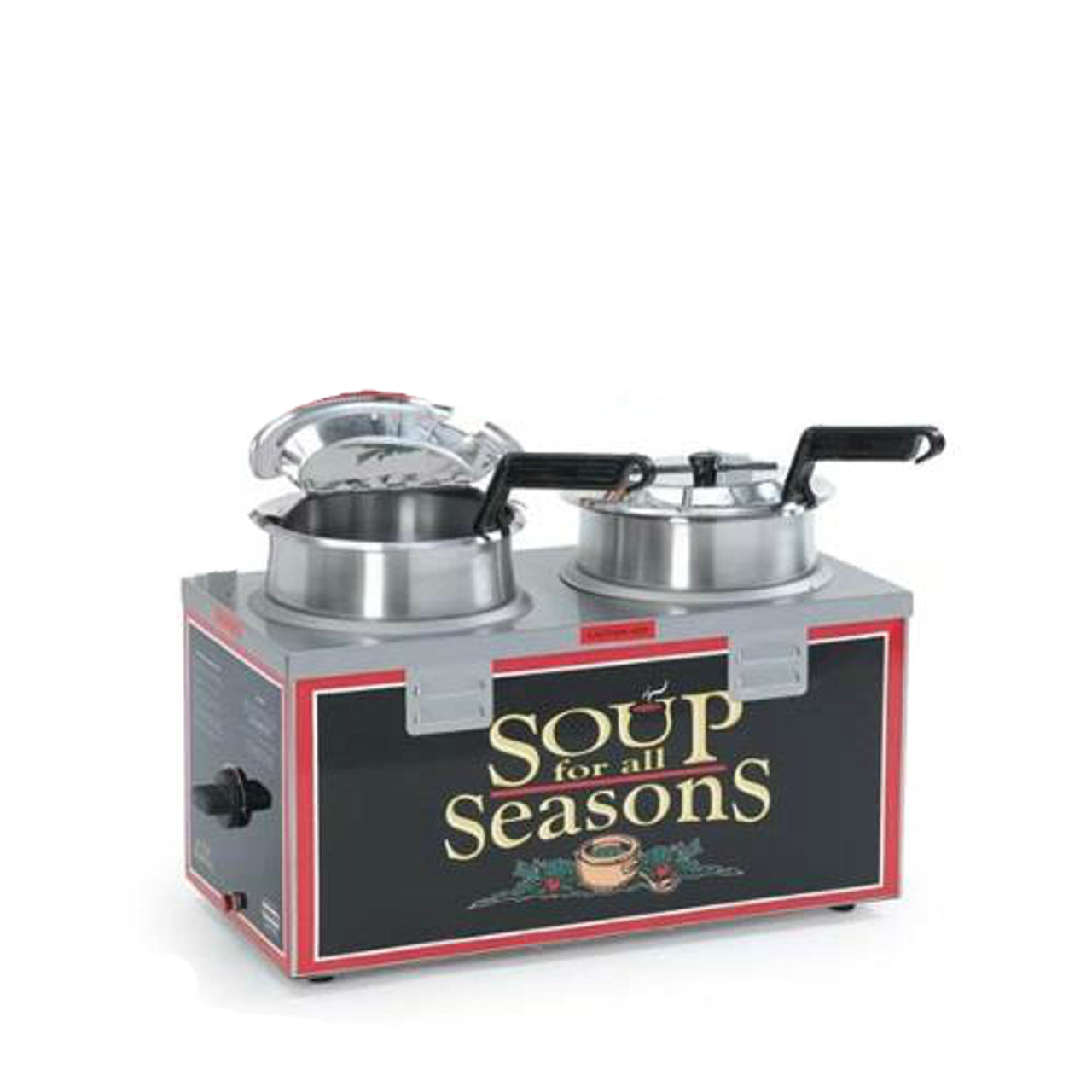 6510A-2D7P - Nemco - 7 qt Twin Well Soup Merchandiser