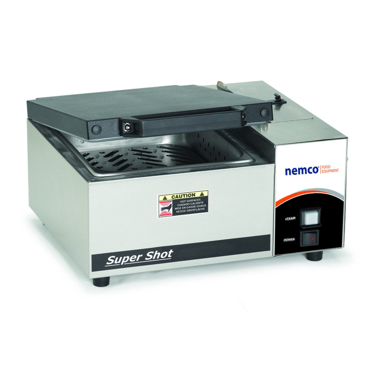 6600 - Nemco - Super Shot 1/2 in Pan Countertop Steamer