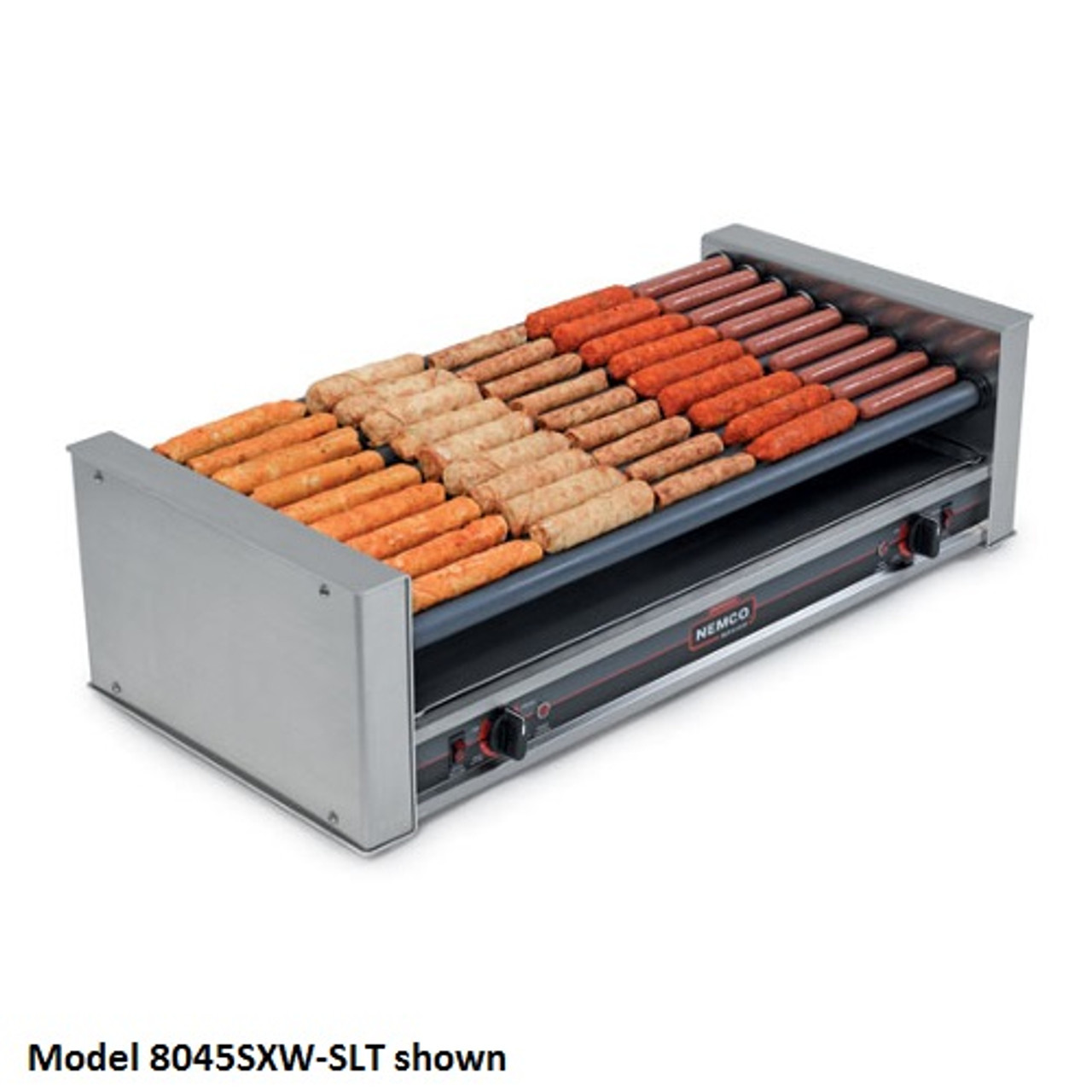 8027-SLT - Nemco - 27 Hot Dog Slanted Roller Grill