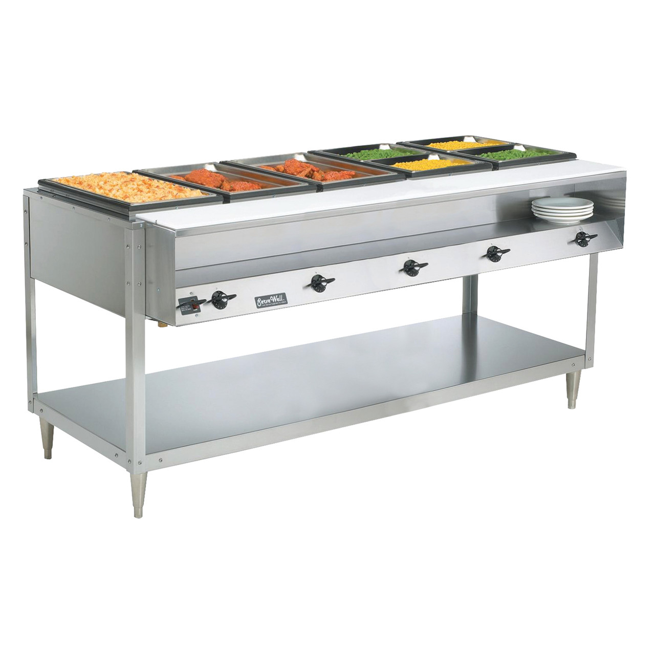 38005 - Vollrath - Servewell® 480 Watt 5 Well Hot Food Table