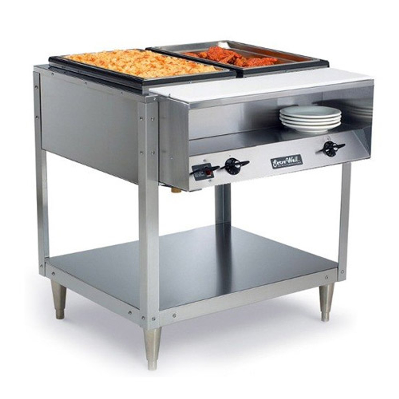 38102 - Vollrath - Servewell® 700 Watt 2 Well Hot Food Table