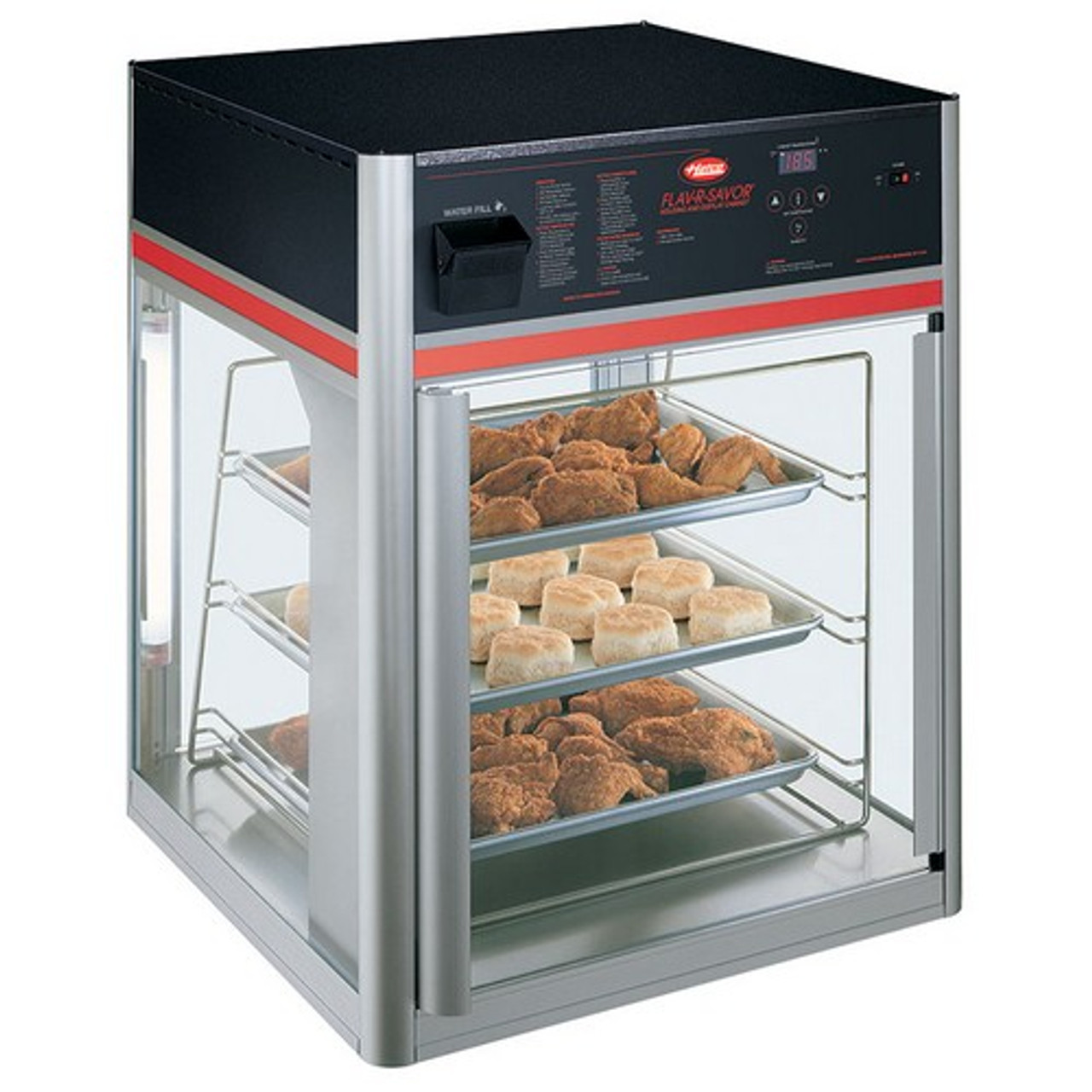 FSD-1X-120 - Hatco - 1 Door 3-Tier Flav-R-Savor® Hot Food Merchandiser w/out Rack Motor