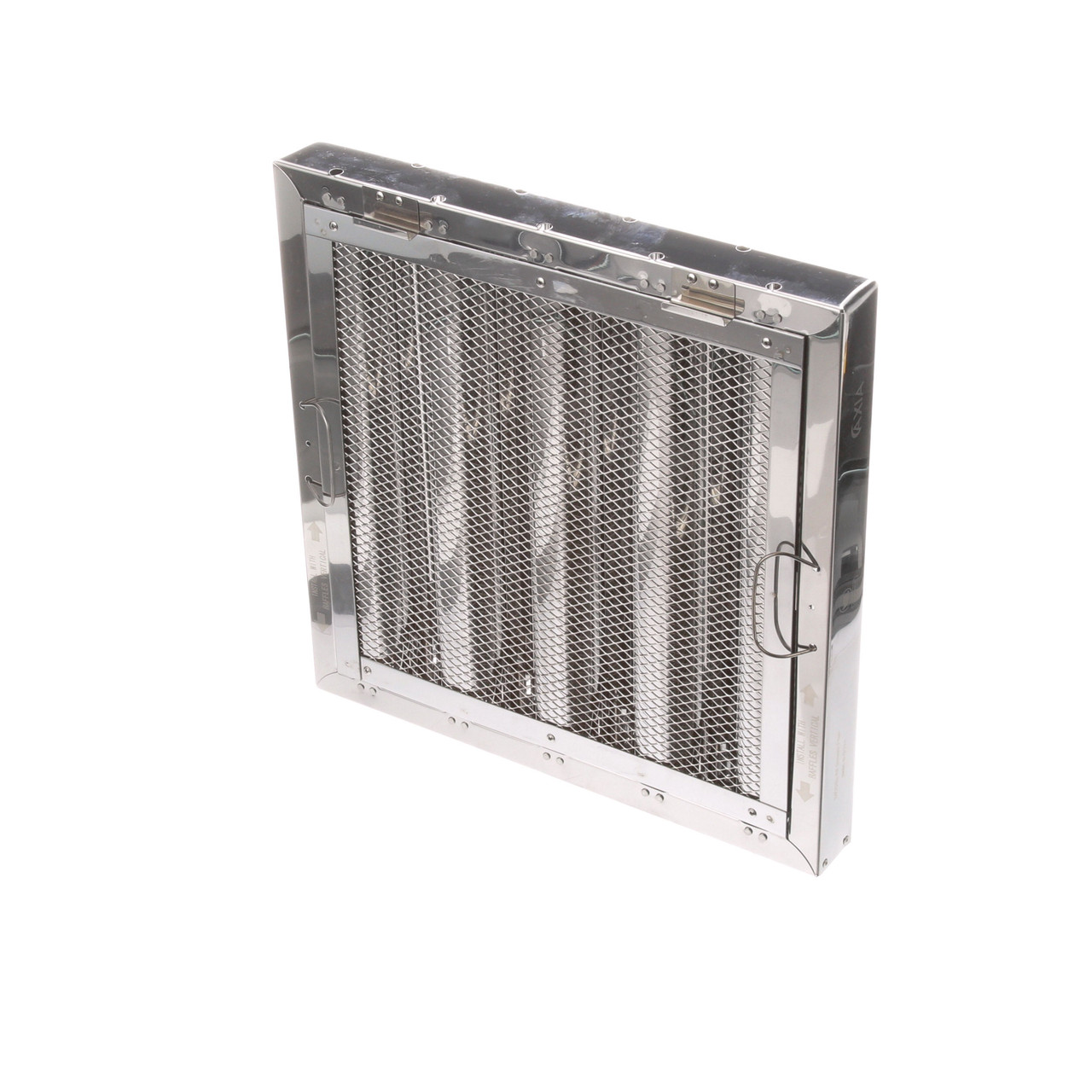 8014144 - Mavrik - 16 in x 16 in Stainless Steel Hood Filter w/ Spark Arrestor and Hooks