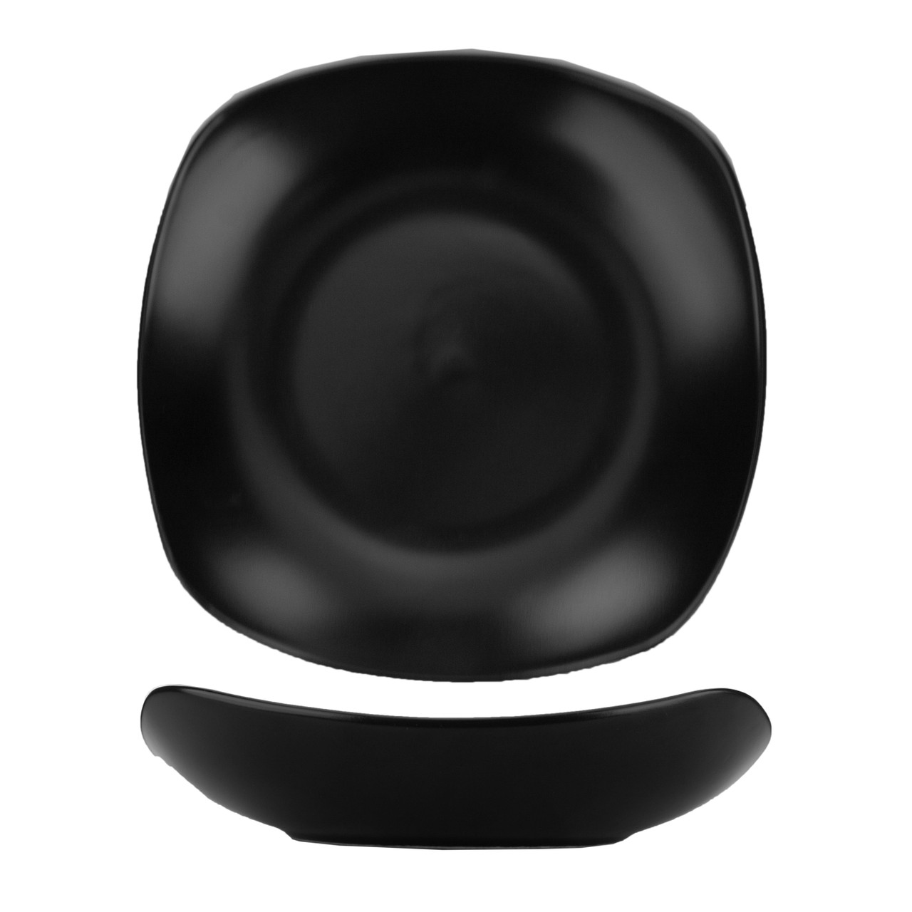 QP-18-MB - International Tableware - 8 1/2 in Quad™ BLK Soup Plate