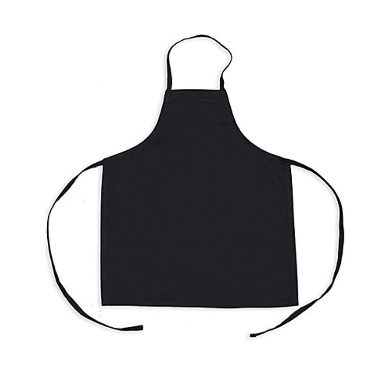 1941BLK - KNG - 24 in Black Childs Bib Apron