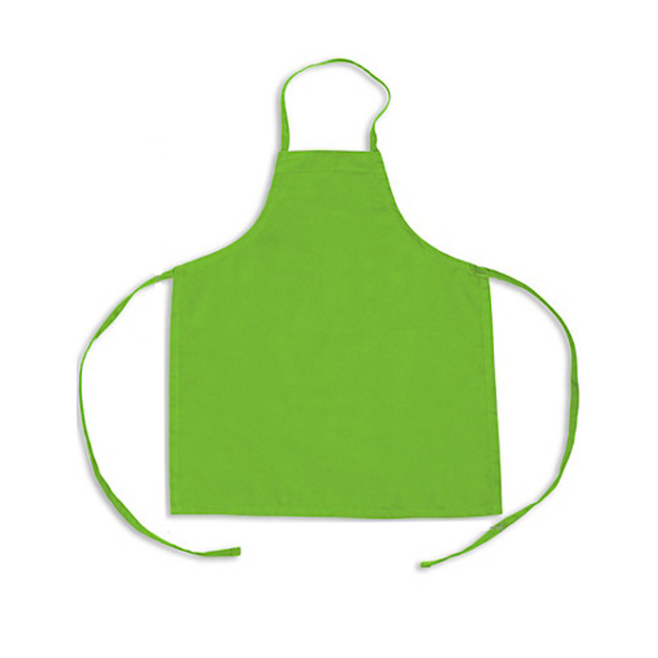 1941LMG - KNG - 24 in Lime Green Childs Bib Apron