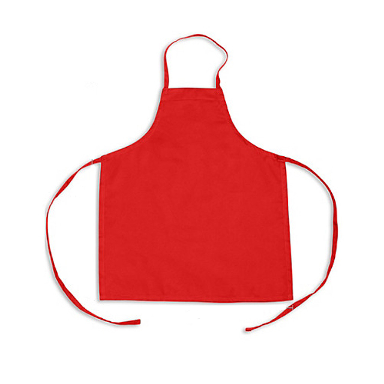 1941RED - KNG - 24 in Red Childs Bib Apron