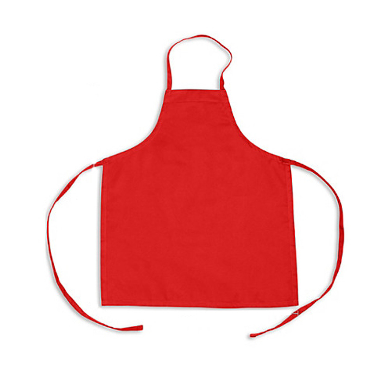 1940RED - KNG - 22 in Red Childs Bib Apron
