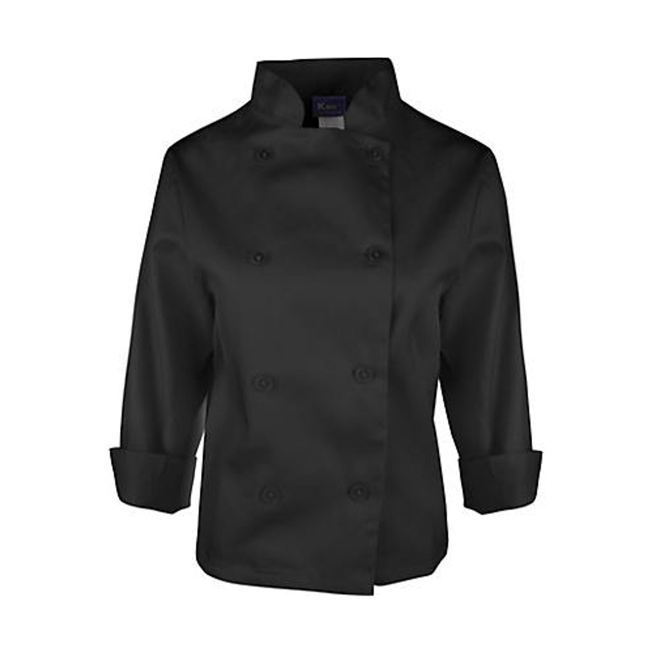 2136BLKKL - KNG - Lg Childs Black Chef Coat