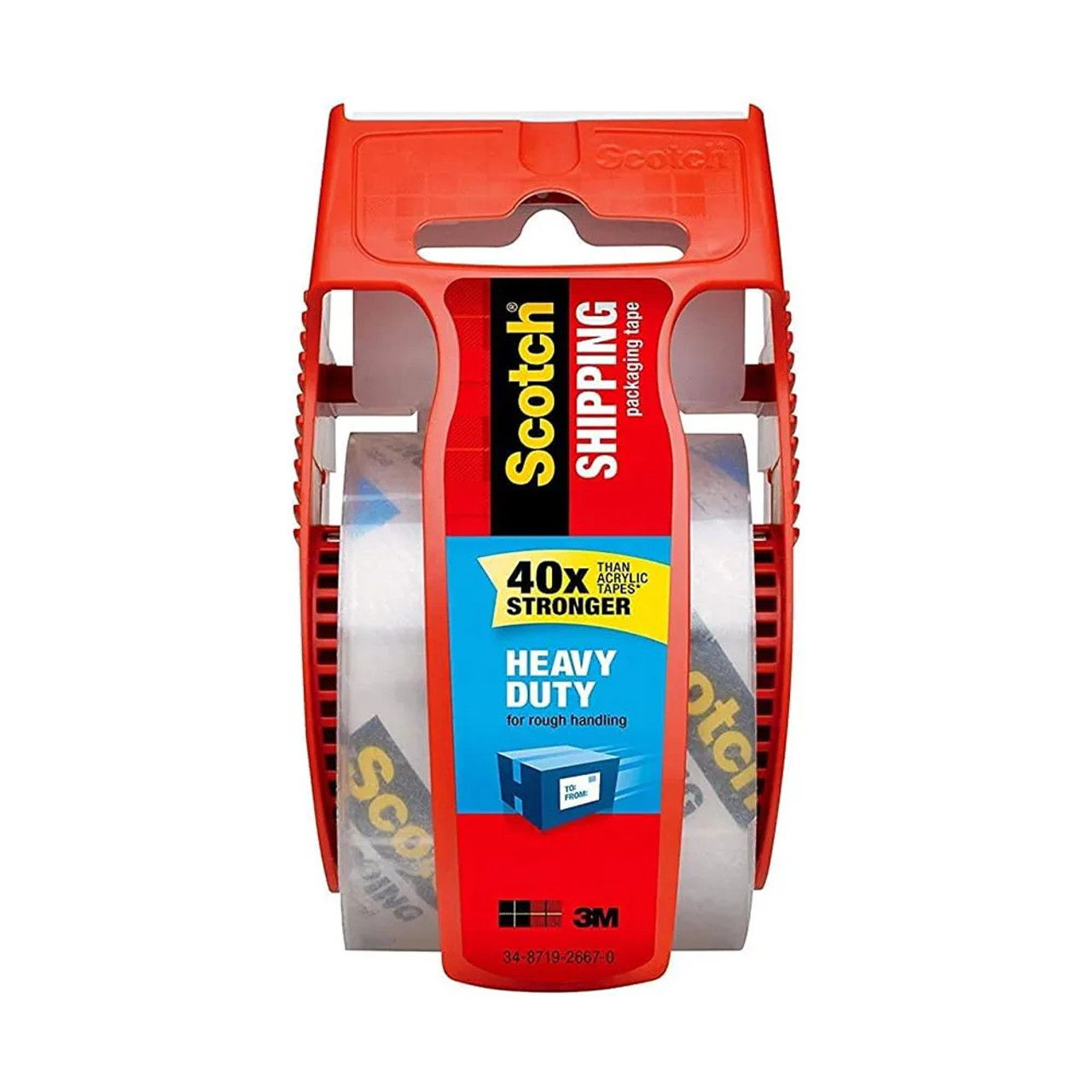 142 - 3M - Scotch® 1 7/8 in x 22.2 yd Heavy Duty Shipping Packaging Tape - 36 per Case