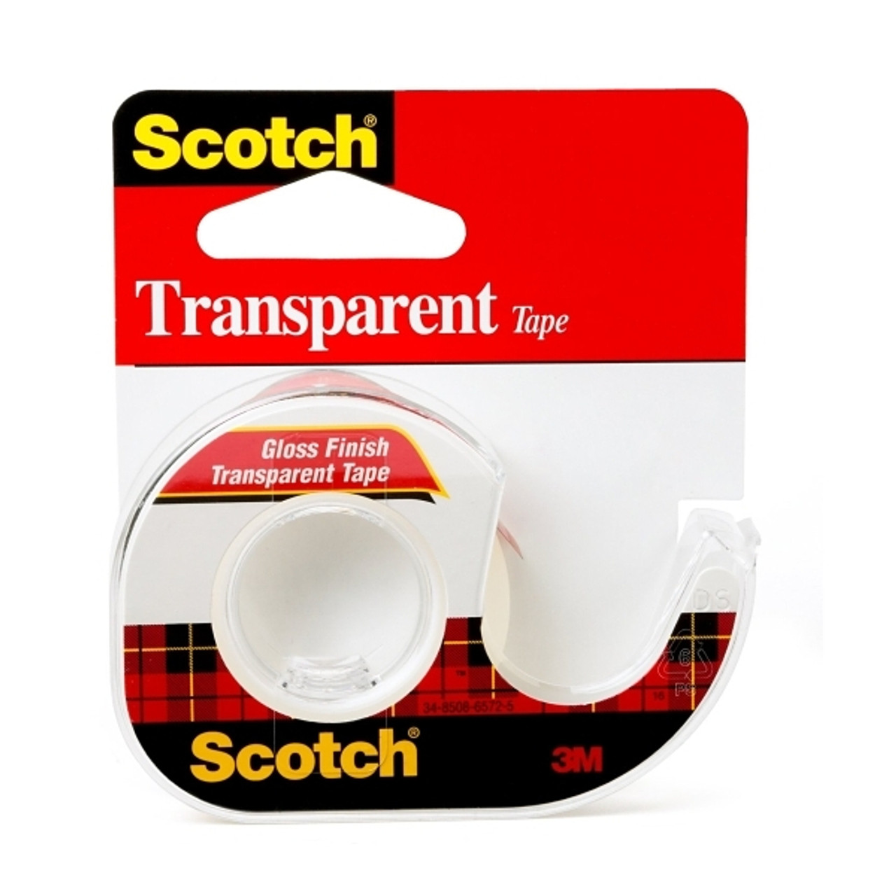 144 - 3M - Scotch® 450 in Transparent Tape Dispensered Roll - 144 per Case