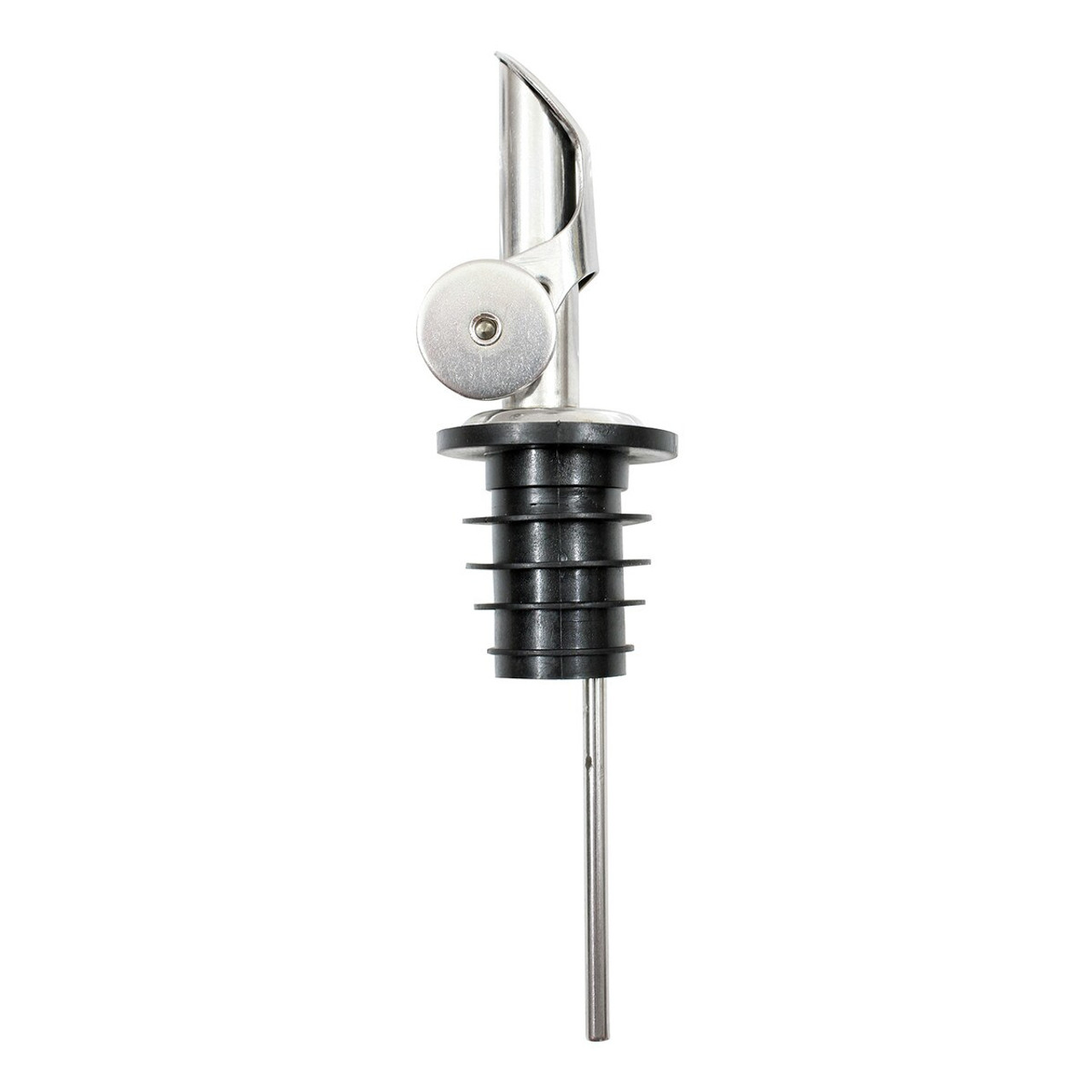 597P - Tablecraft - Weighted Flip Cap Pourer with Stainless Steel Vent Tube