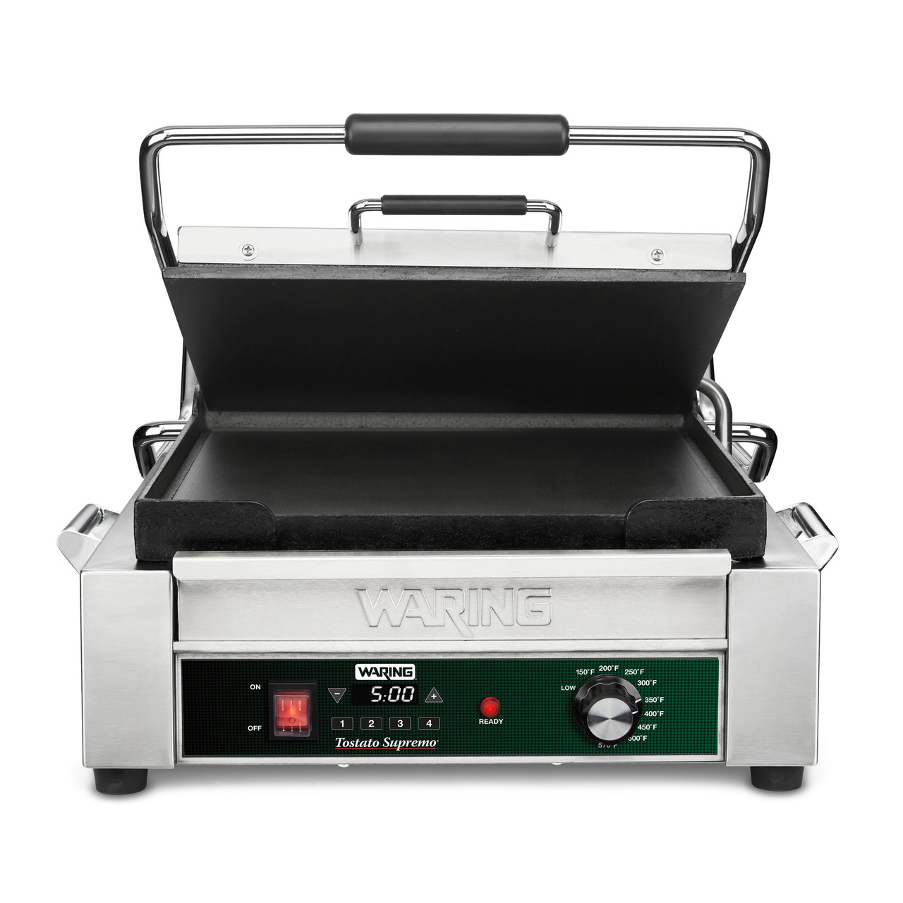 WFG275TX - Waring - Flat Panini Grill with Programmable Timer