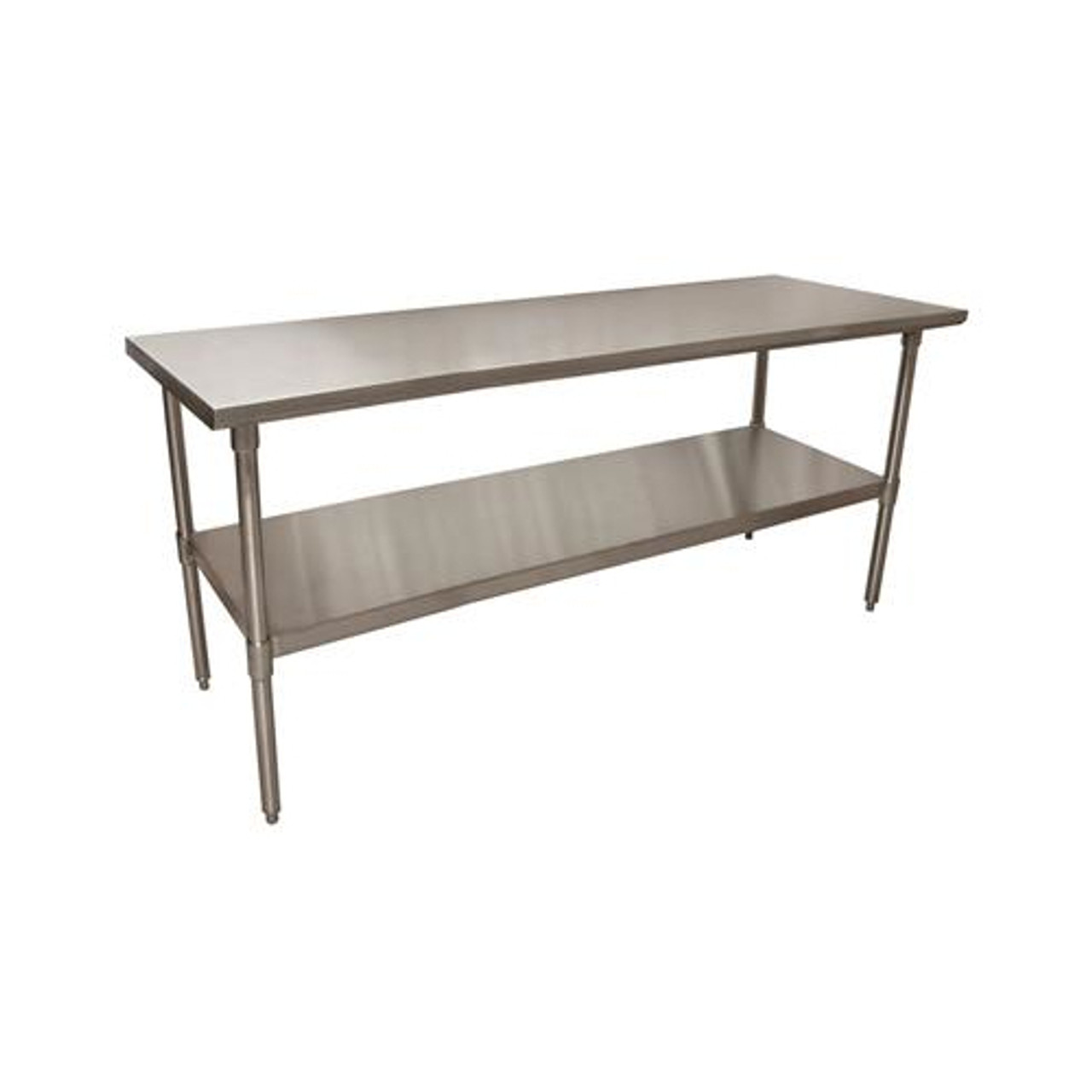 VTT-7224 - Bk Resources - 72 in x 24 in Stainless Steel Top Flat Work Table