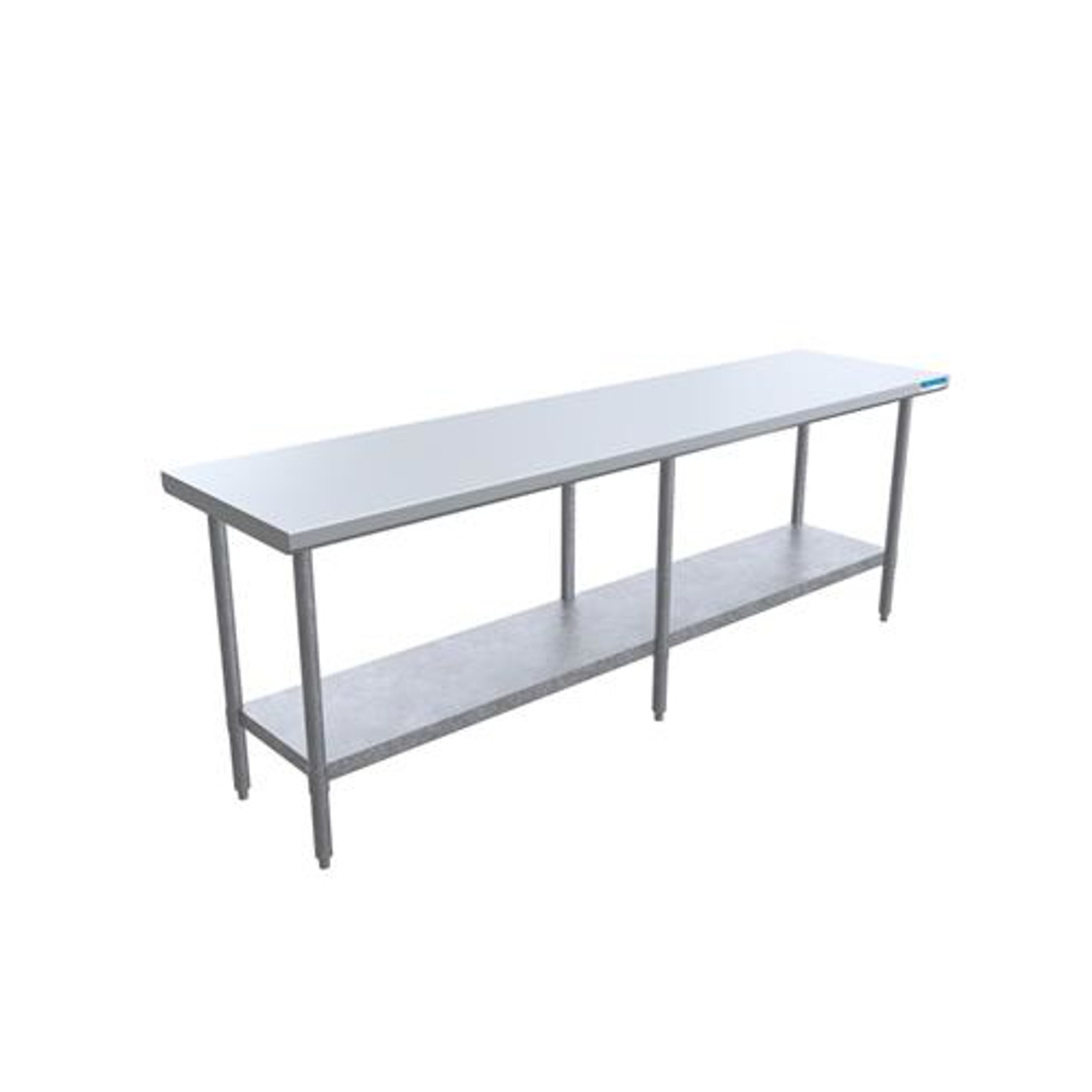 VTT-9624 - Bk Resources - 96 in x 24 in Stainless Steel Top Flat Work Table