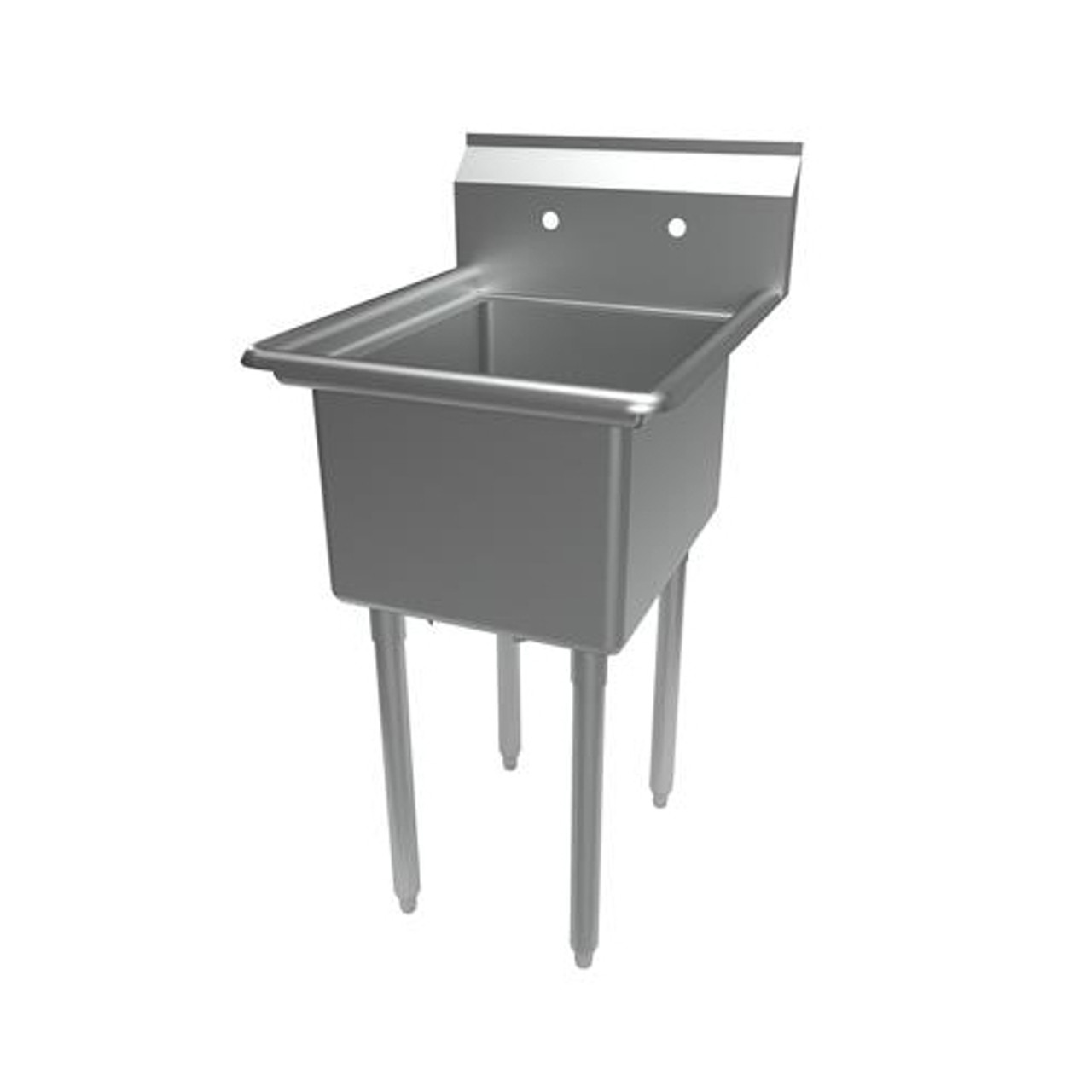 BKS-1-1620-12 - Bk Resources - 20 in x 16 in x 12 in 1 Compartment Sink with No Drainboard
