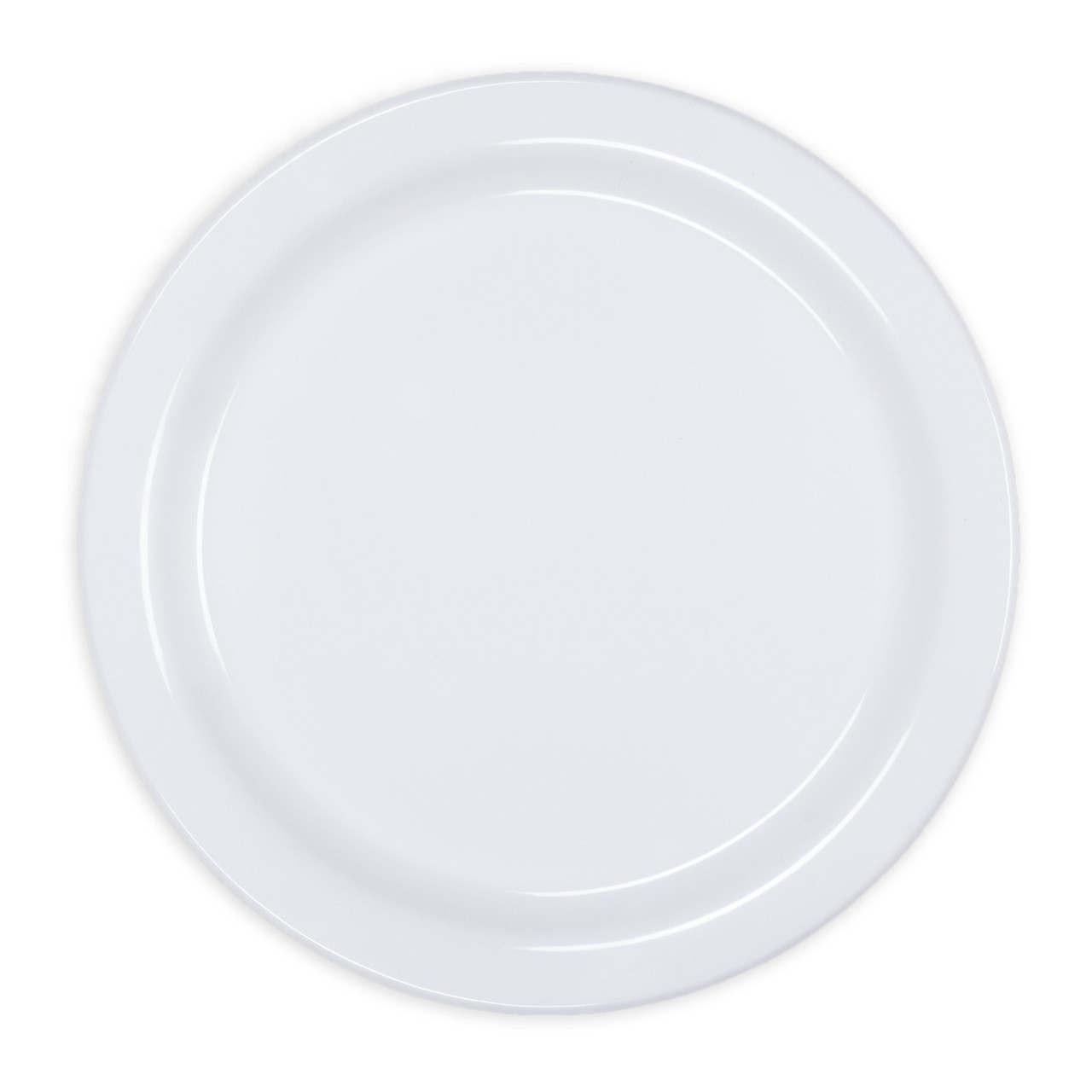 4350102 - Carlisle - 9 in Dallas Ware® Melamine White Dinner Plate