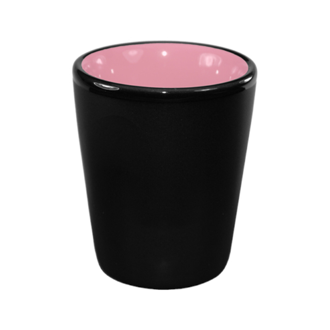 81122-26/05MF-05C - International Tableware - 1 1/2 oz Hilo® Black with Pink Shot Cup