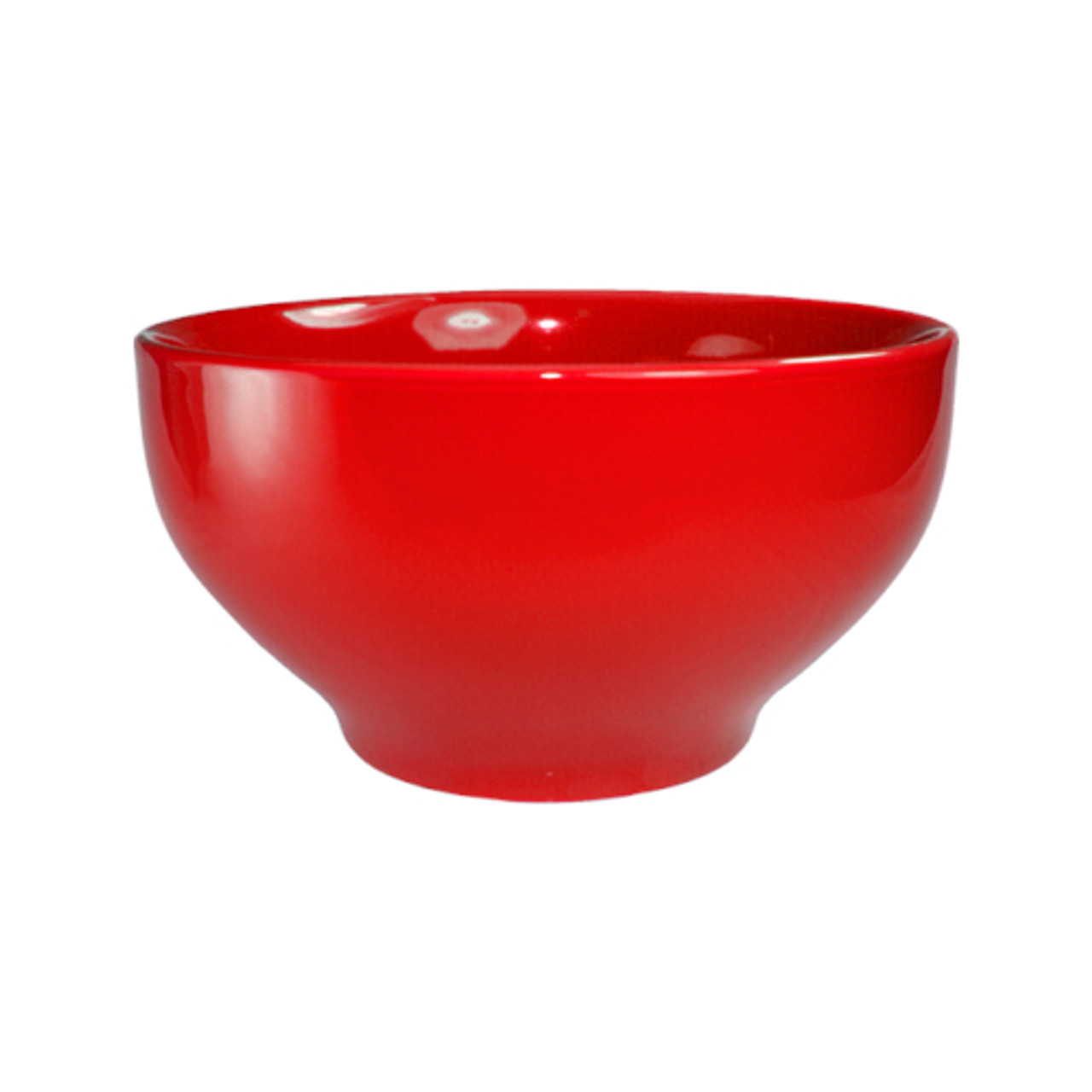 CA-44-CR - International Tableware - 44 oz Cancun™ Crimson Red Vegetable/Serving Bowl