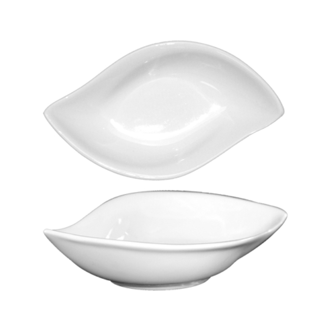 FAW-1218 - International Tableware - 14 oz Pacific™ Bright White Leaf Bowl