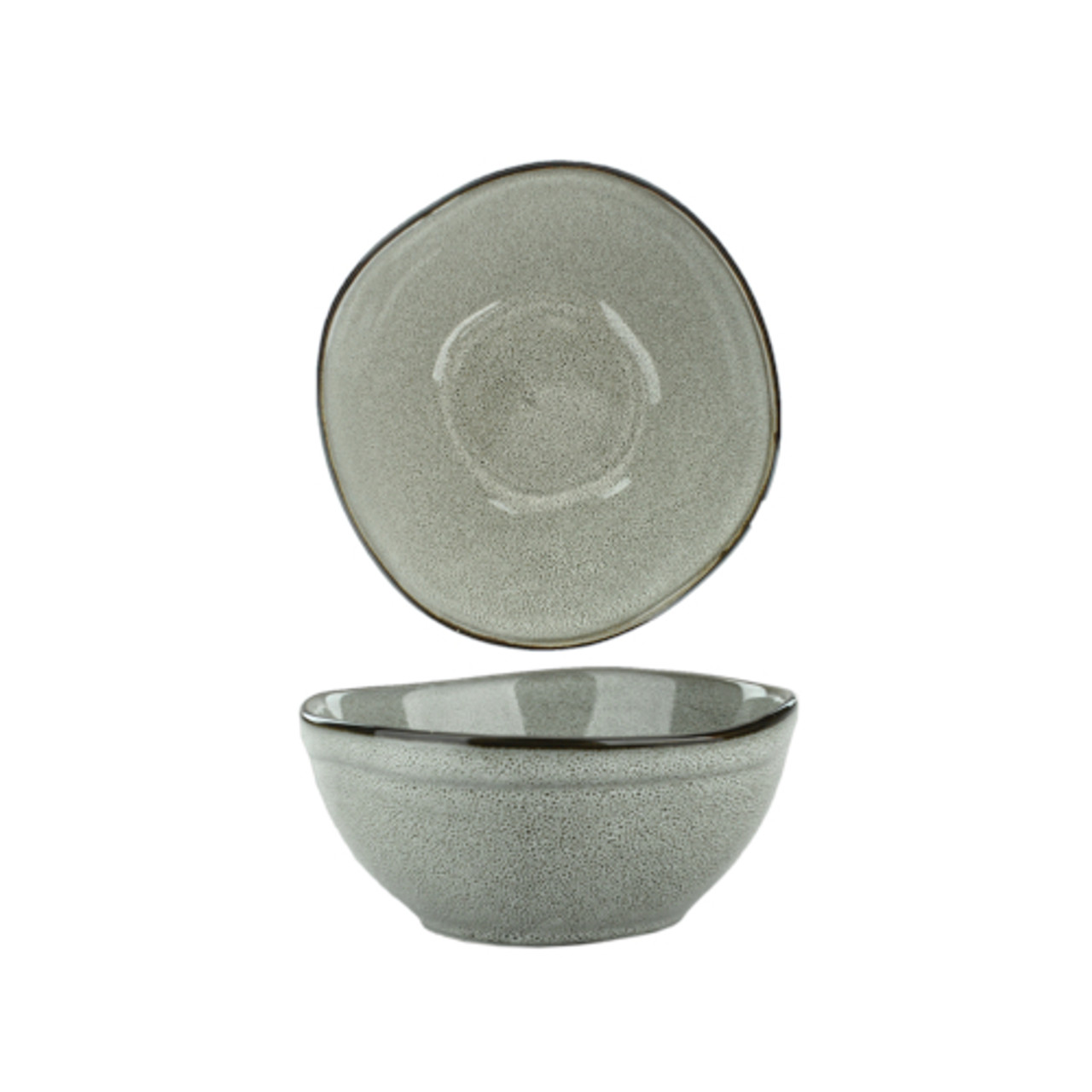LU-18-AS - International Tableware - 14 oz Luna™ Ash Nappie/Oatmeal Bowl