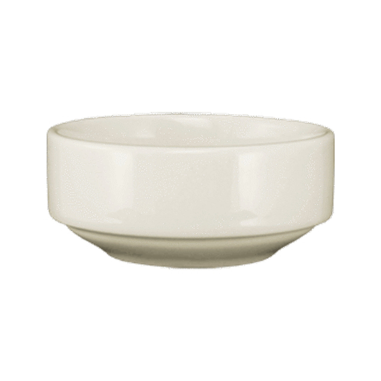 RAMS-35-AW - International Tableware - 3 1/2 oz Torino™ American White Stackable Ramekin