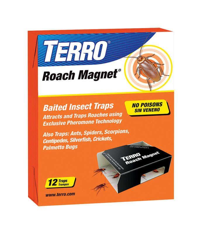 TERRO Roach Magnet Insect Trap 12 pk