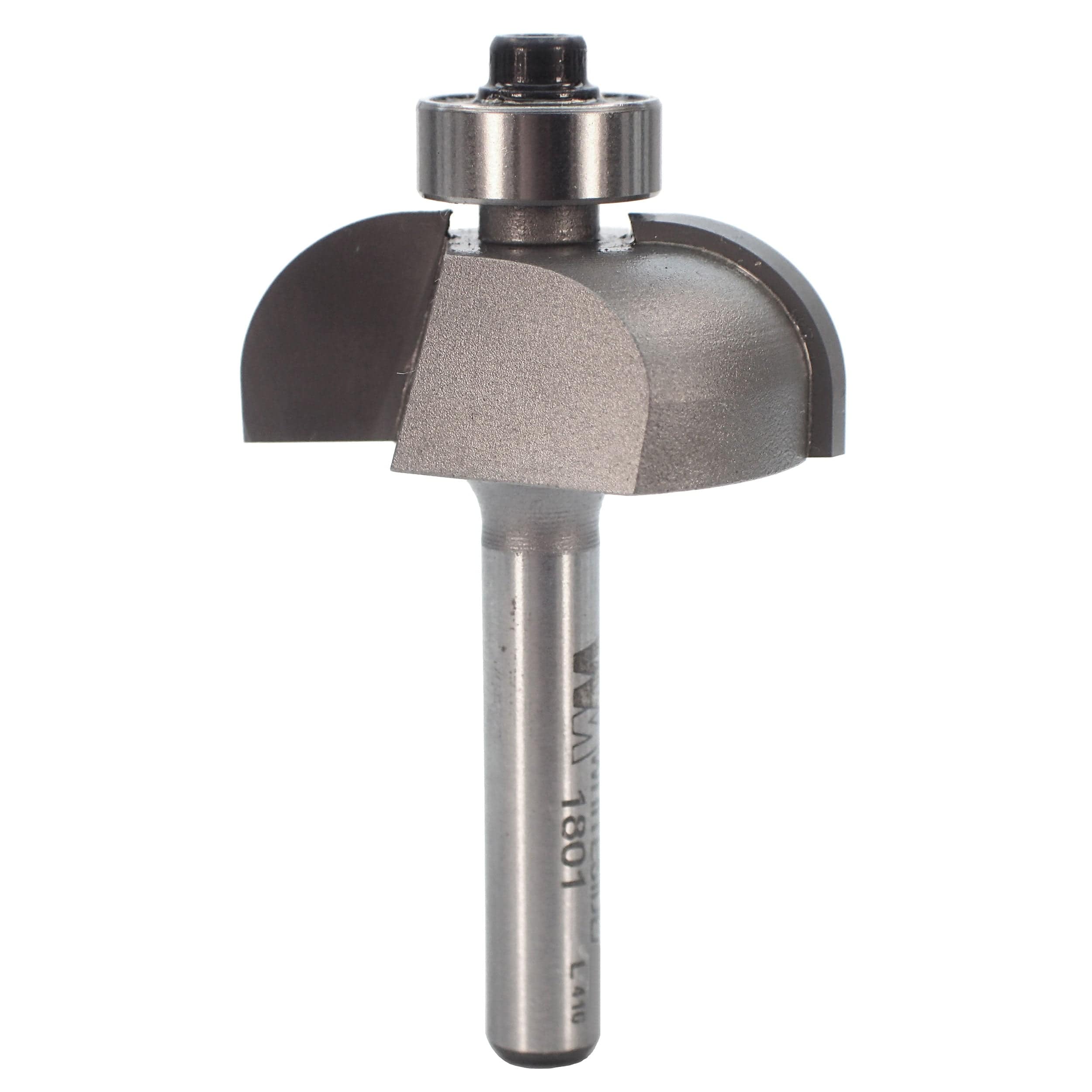 1801 Cove Router Bit 1/4" SH 3/8" R X 1-1/4" D X 1/2" CL